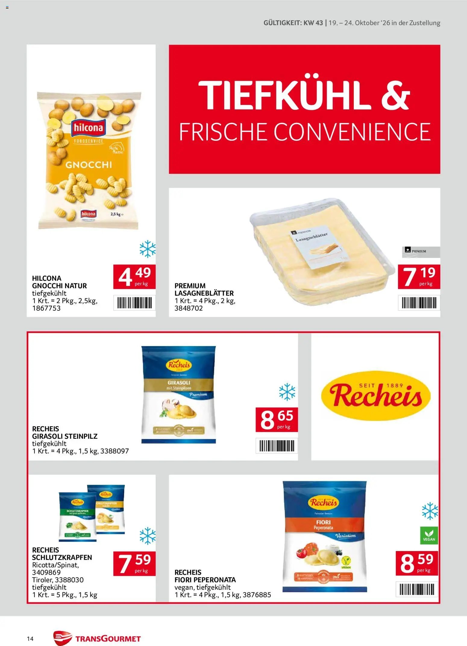 Transgourmet Flugblatt