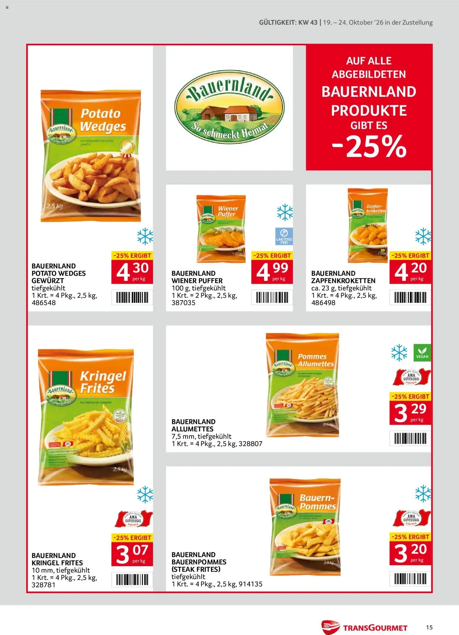 Transgourmet Flugblatt