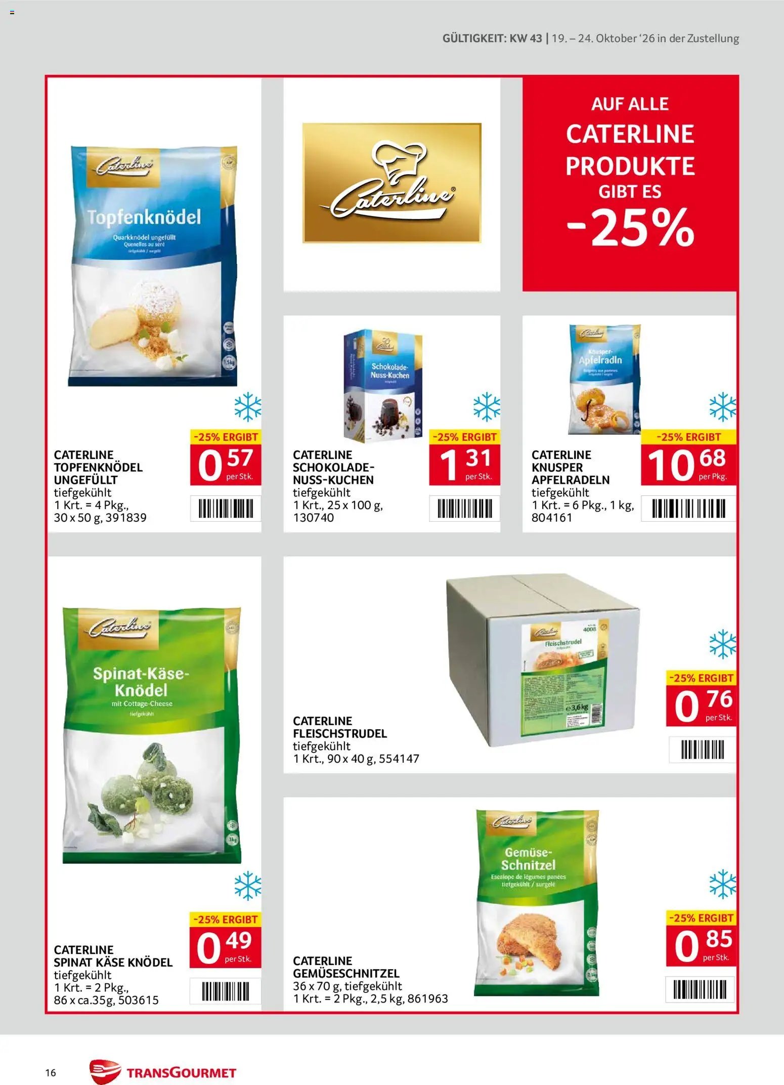 Transgourmet Flugblatt