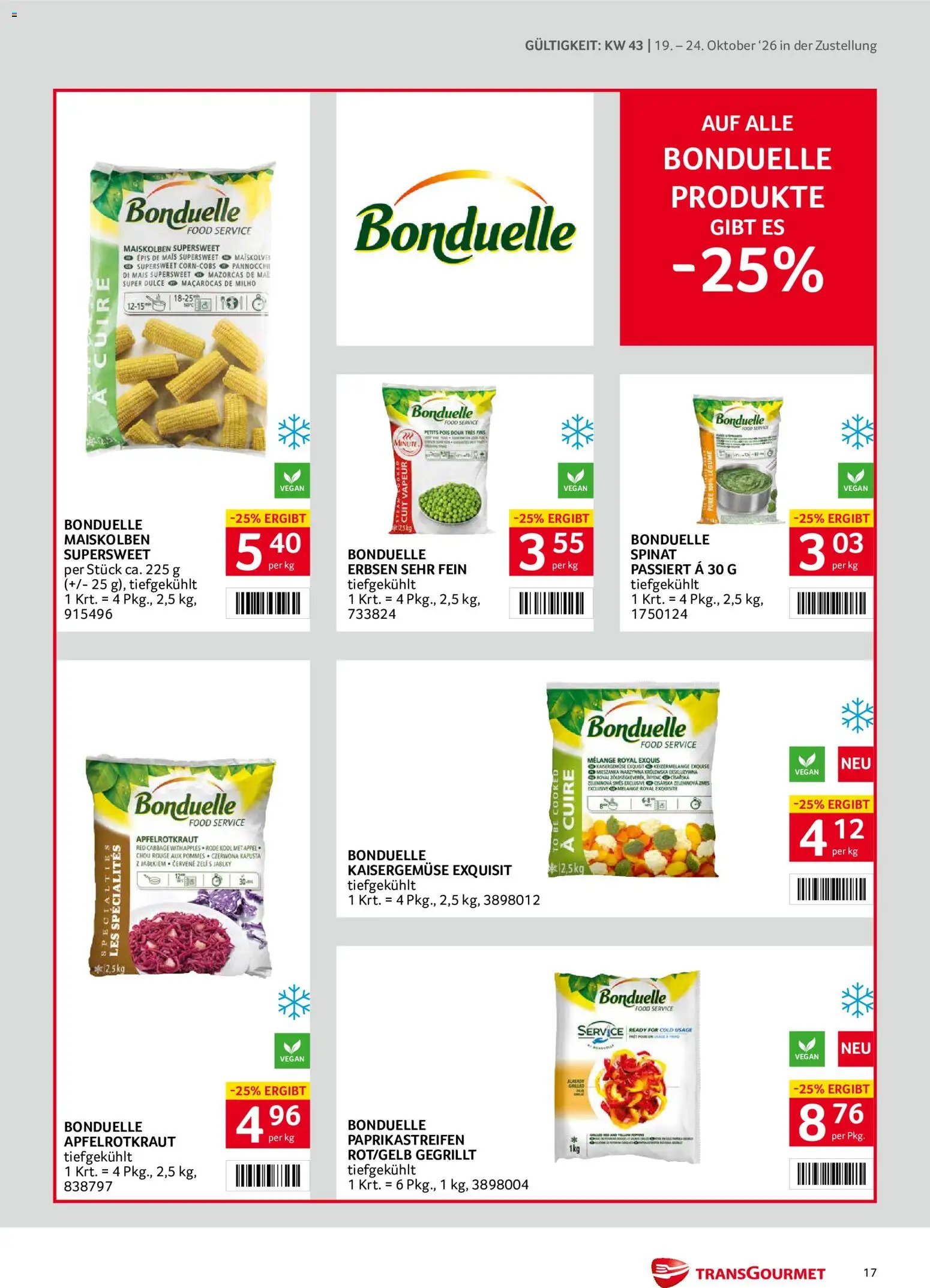 Transgourmet Flugblatt
