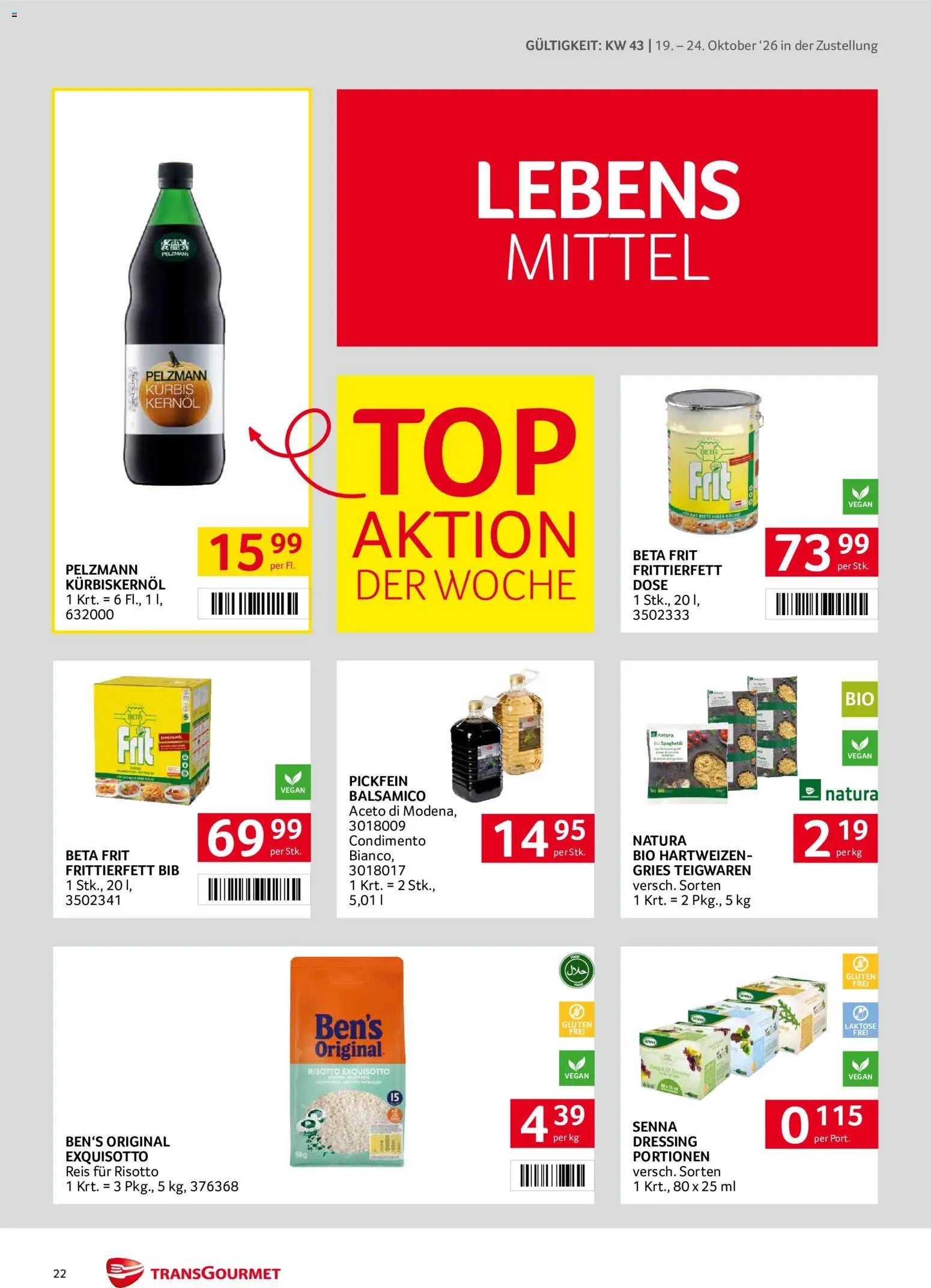 Transgourmet Flugblatt