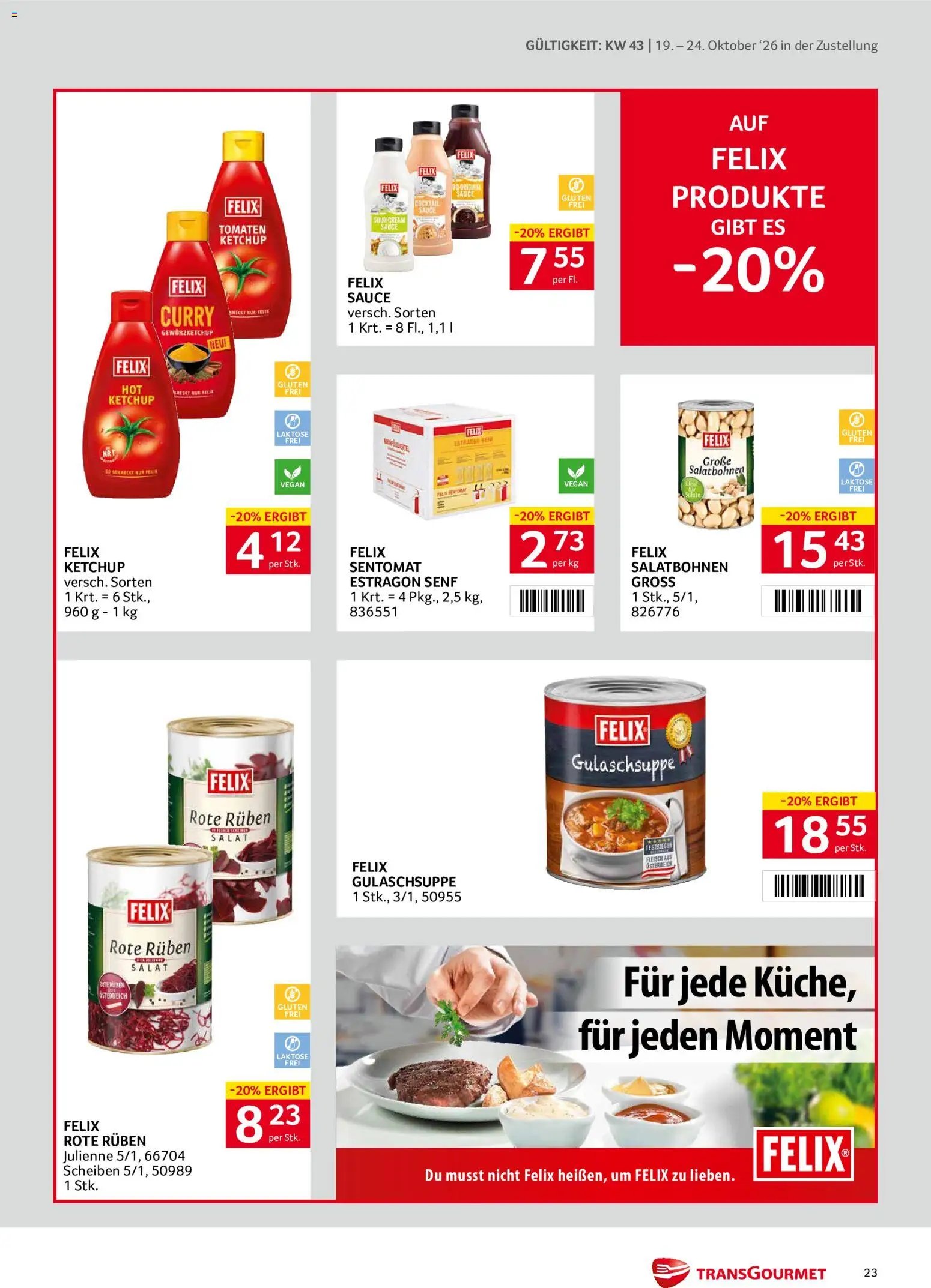 Transgourmet Flugblatt