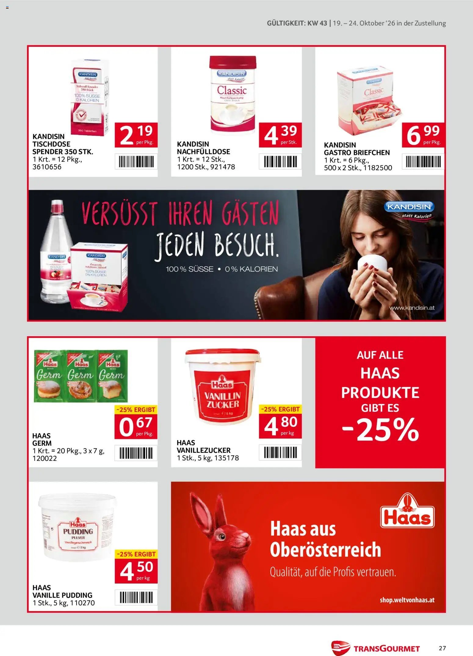 Transgourmet Flugblatt