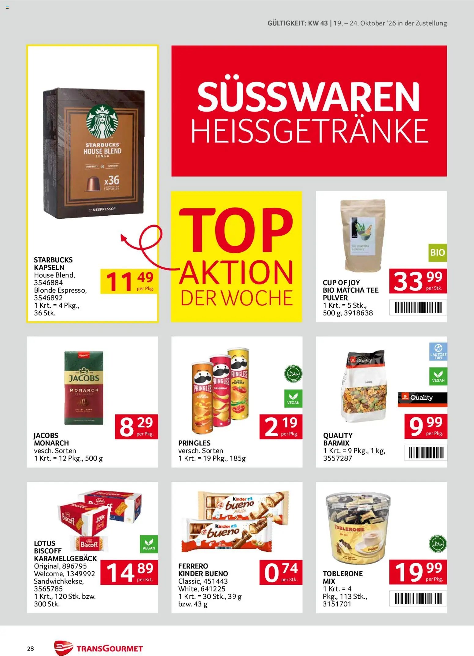 Transgourmet Flugblatt