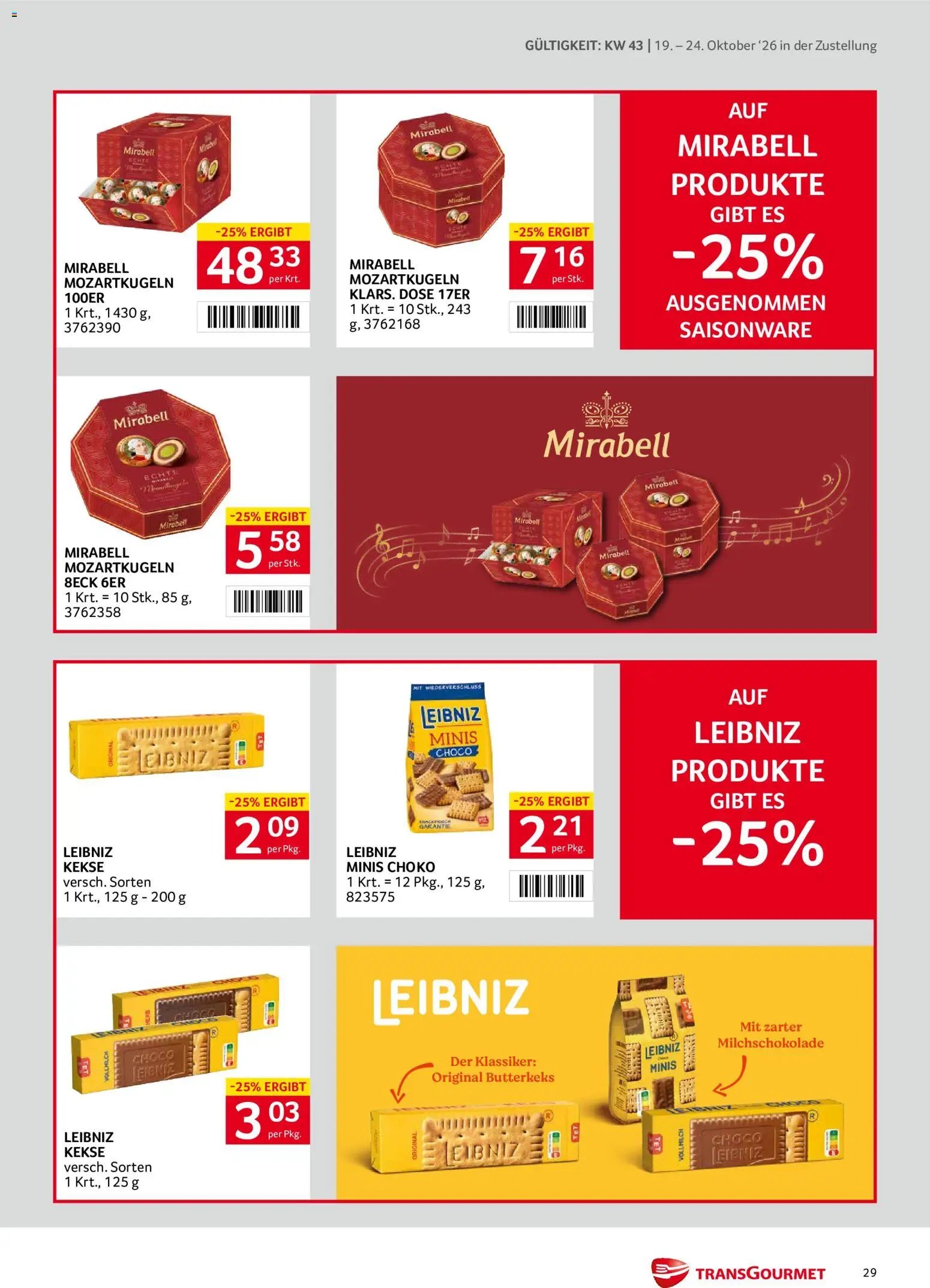 Transgourmet Flugblatt