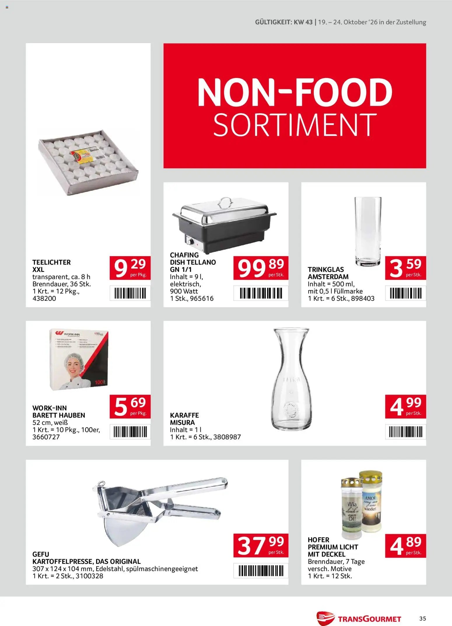 Transgourmet Flugblatt