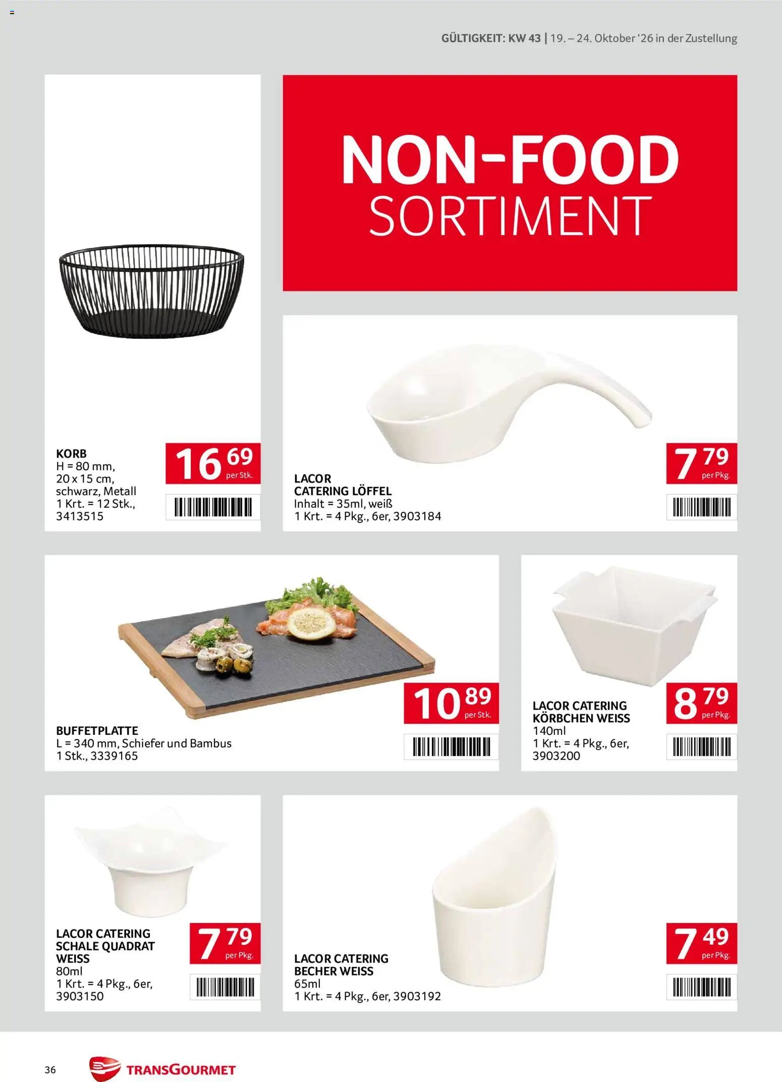 Transgourmet Flugblatt