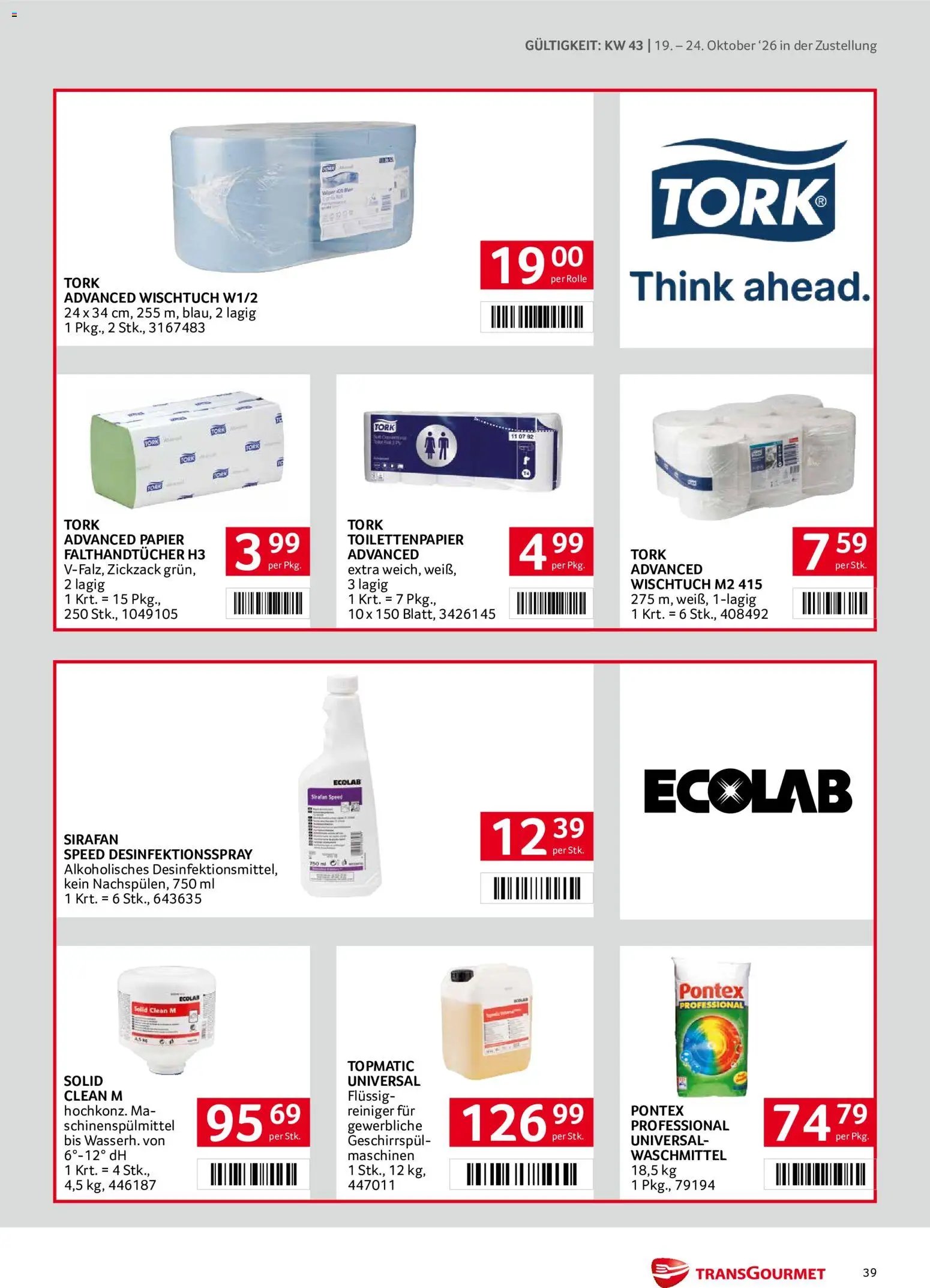 Transgourmet Flugblatt
