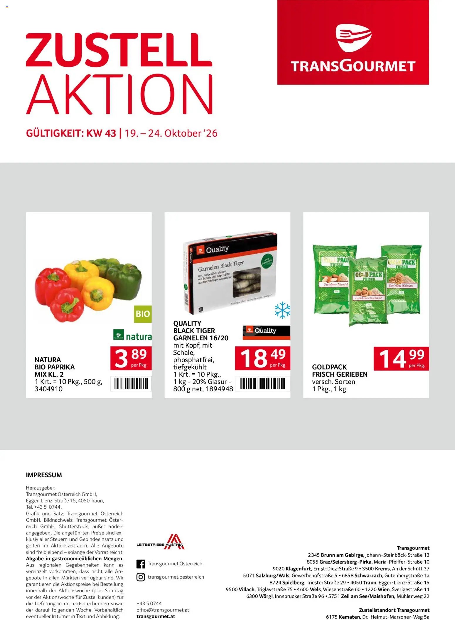 Transgourmet Flugblatt