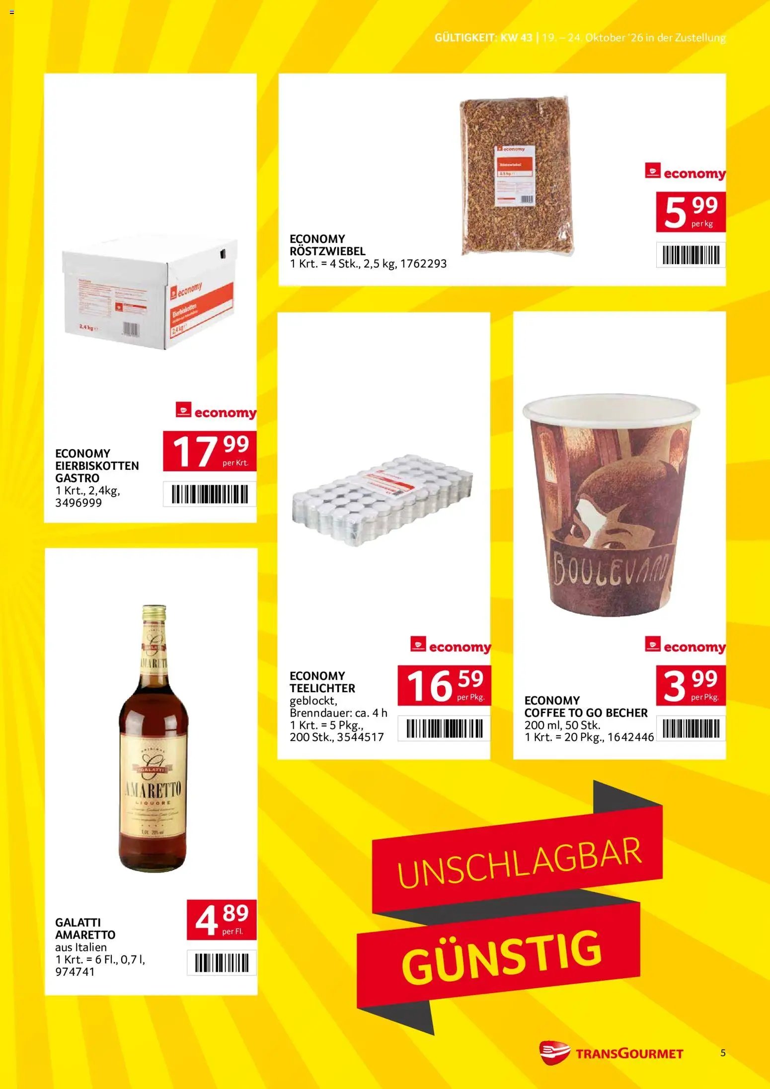 Transgourmet Flugblatt
