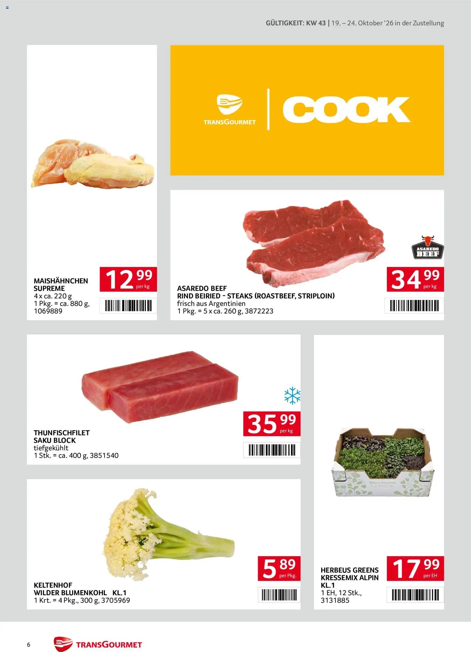 Transgourmet Flugblatt