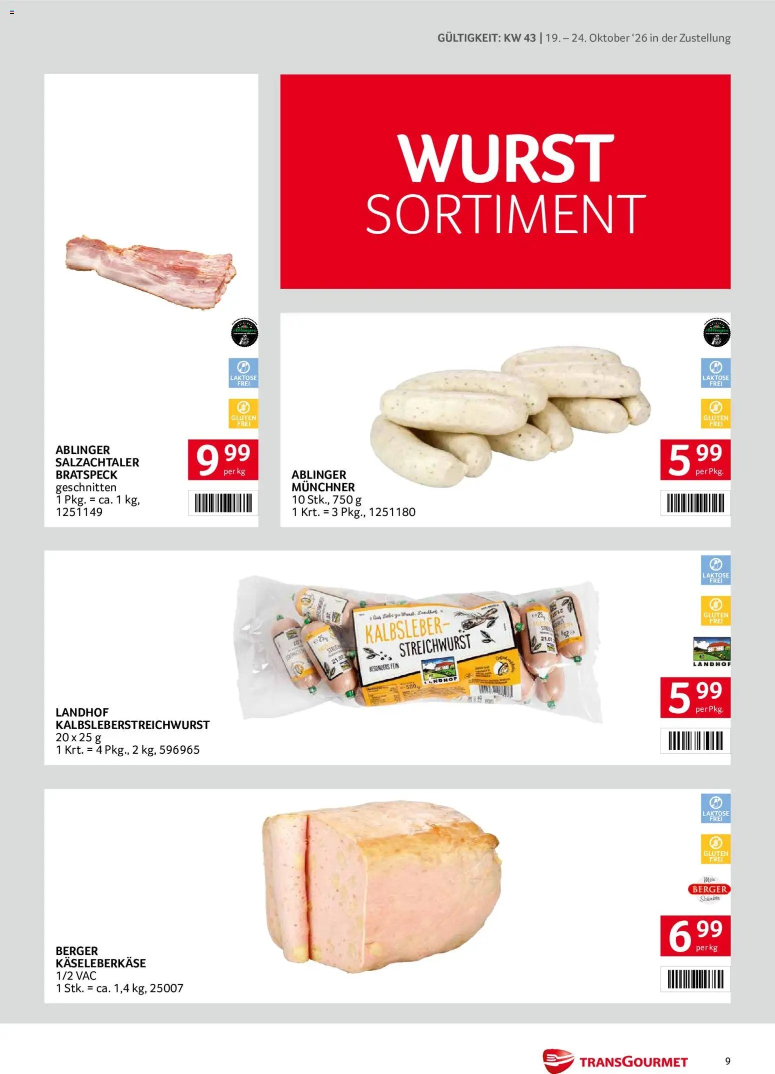 Transgourmet Flugblatt