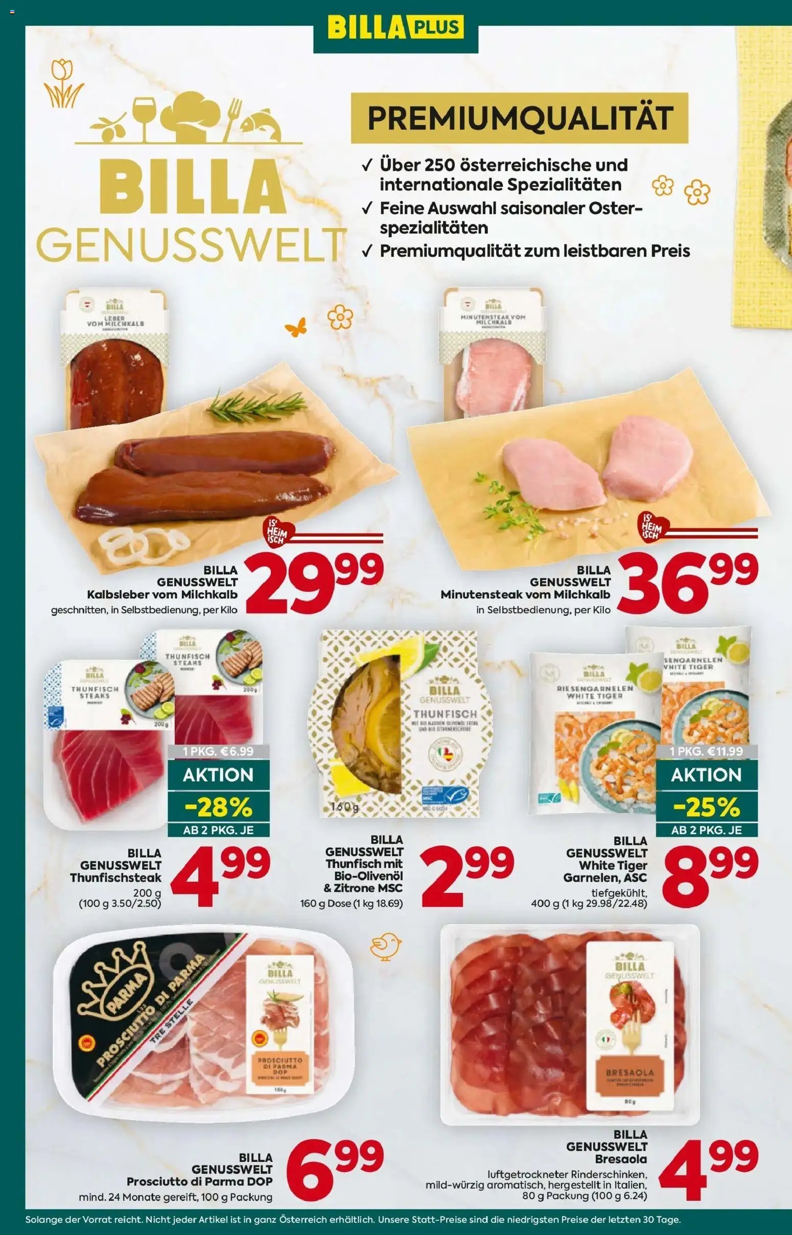 Billa Plus Flugblatt - Burgenland