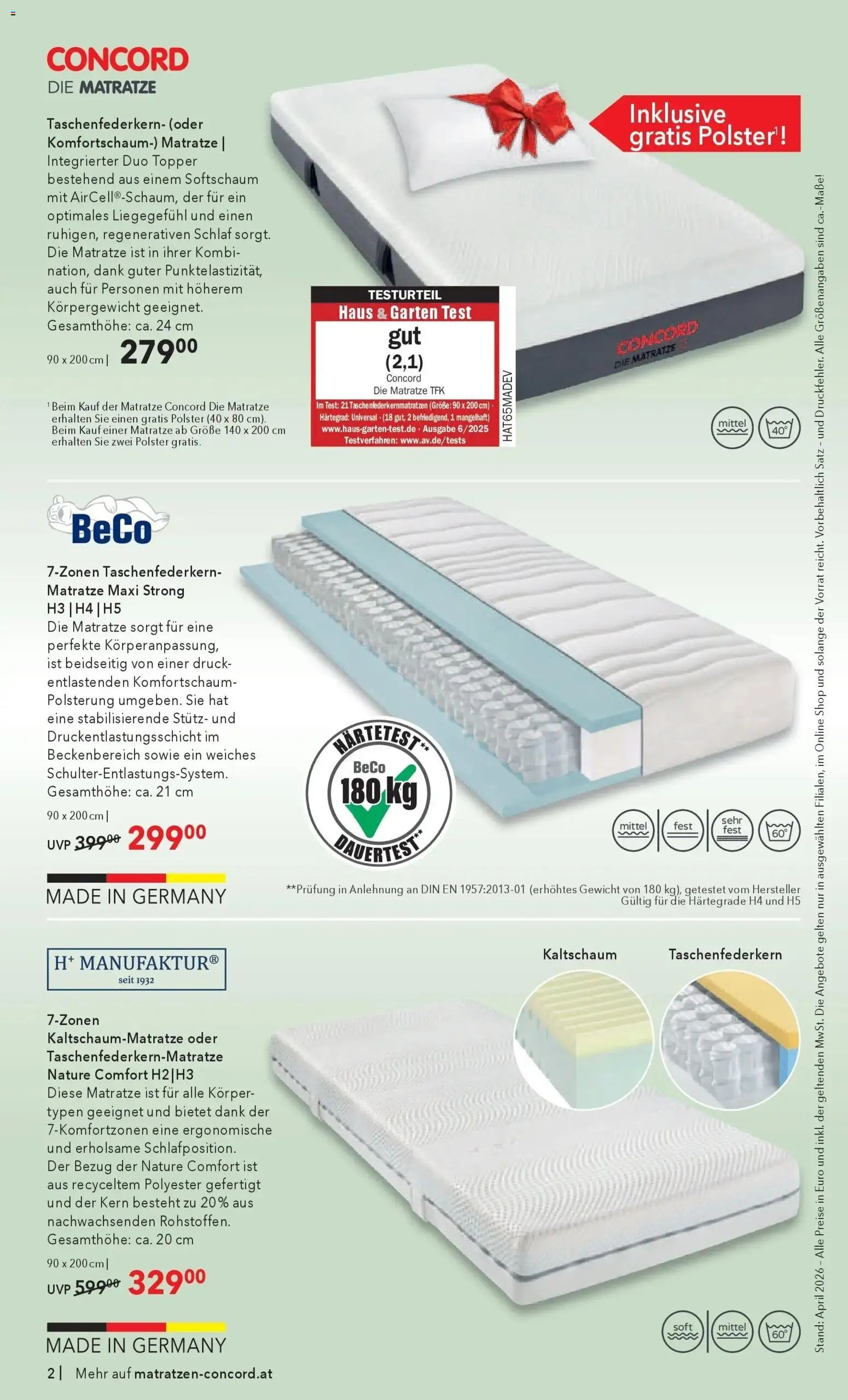 Matratzen Concord Wien