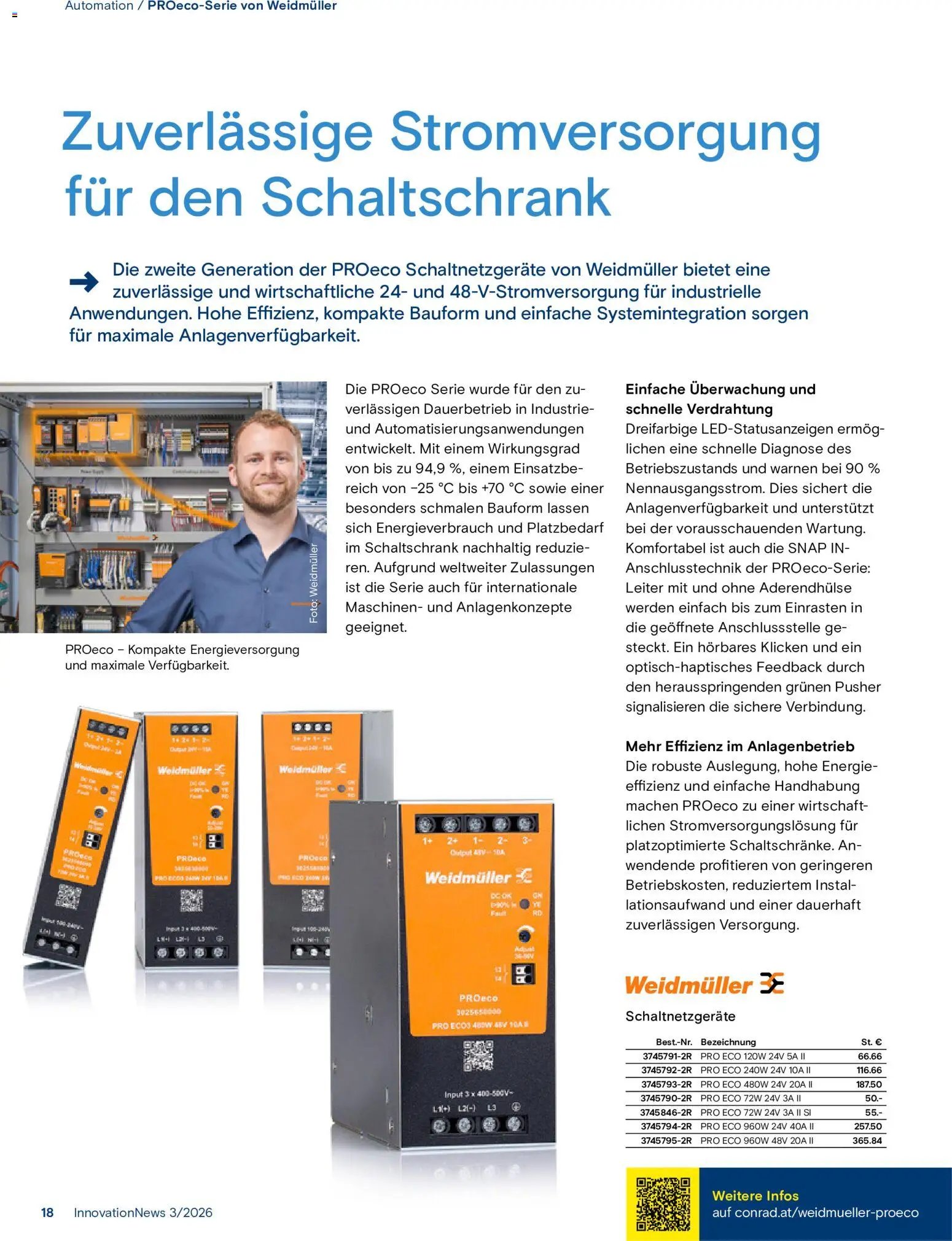 Conrad Innovation News