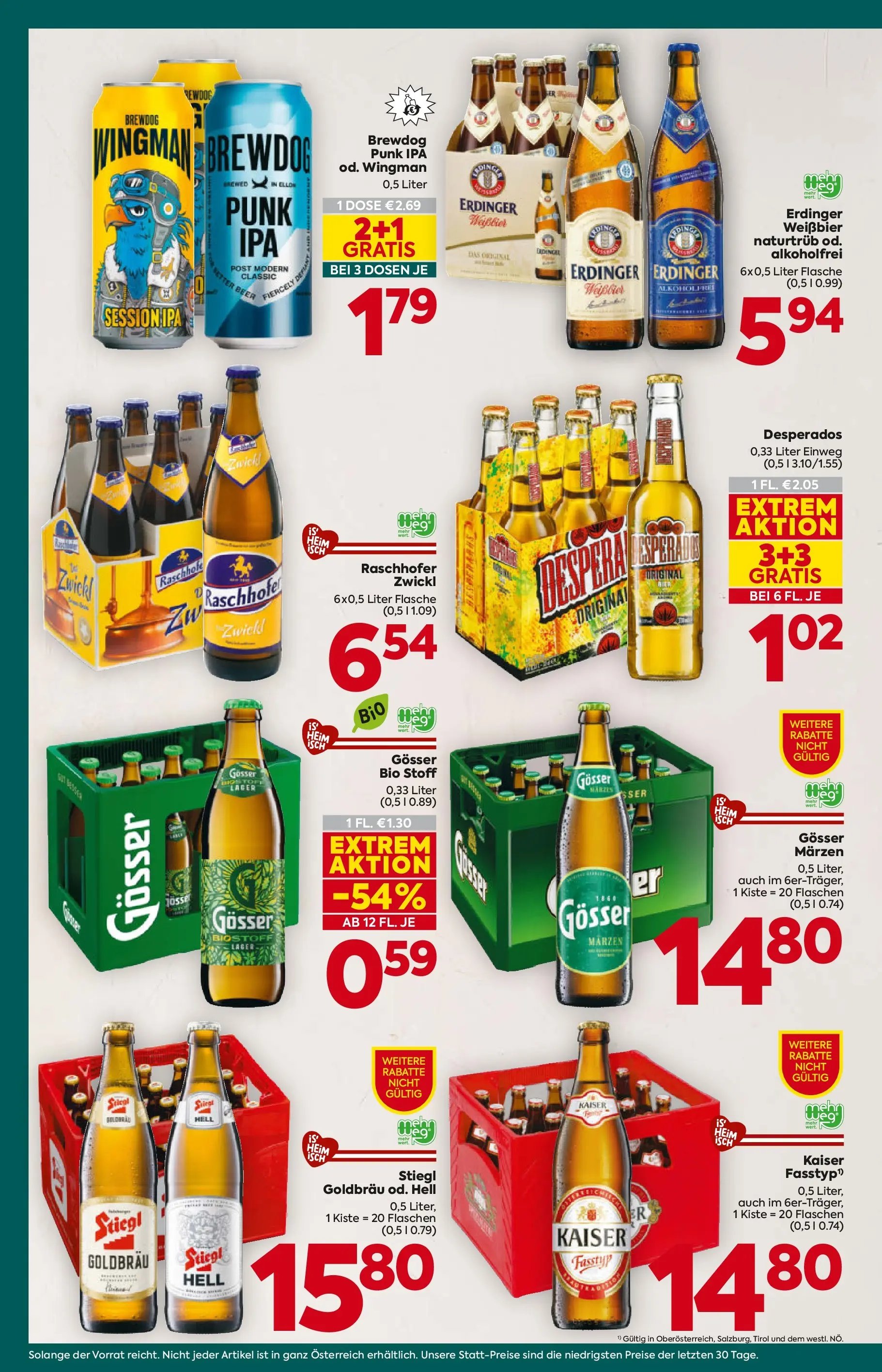 Billa Plus Flugblatt - Oberösterreich