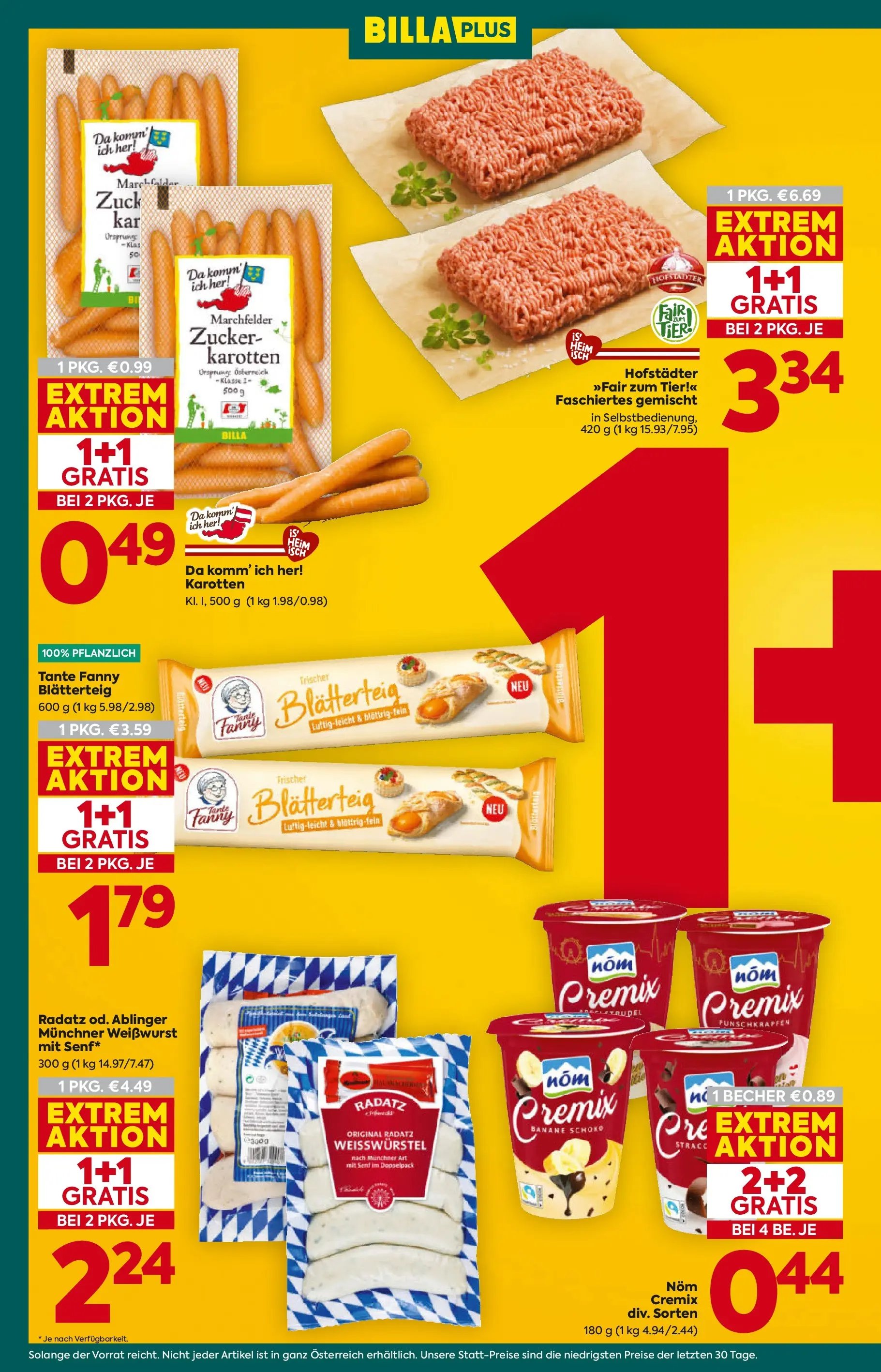 Billa Plus Flugblatt - Oberösterreich