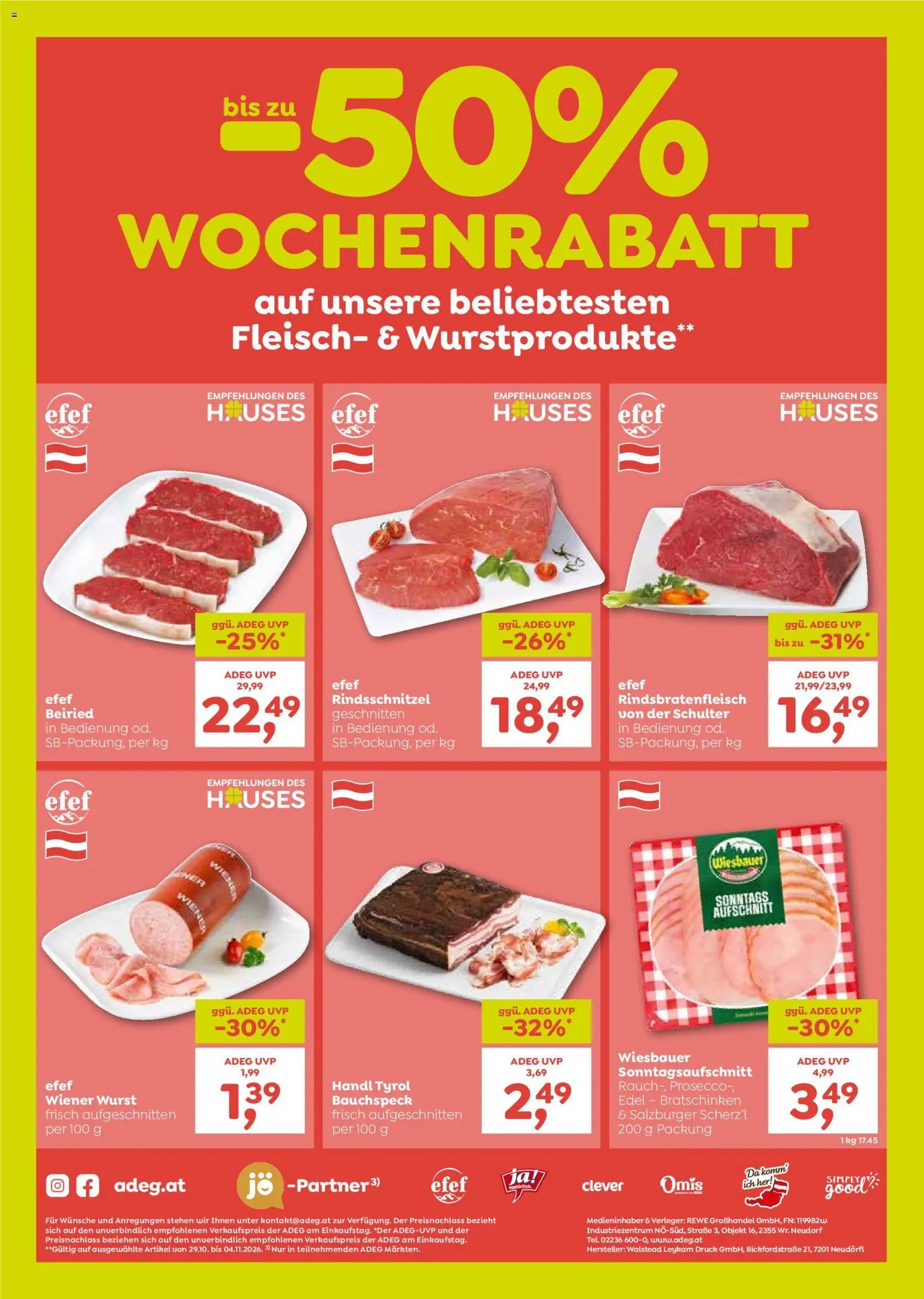 ADEG Flugblatt