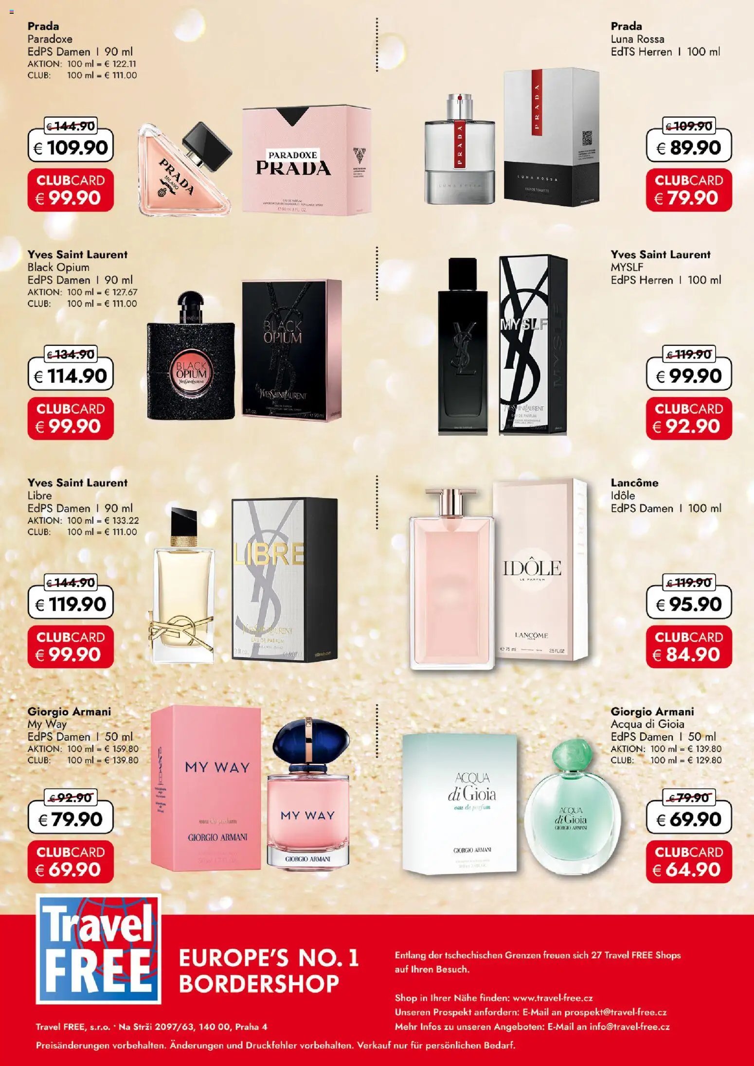 Travel FREE Flugblatt