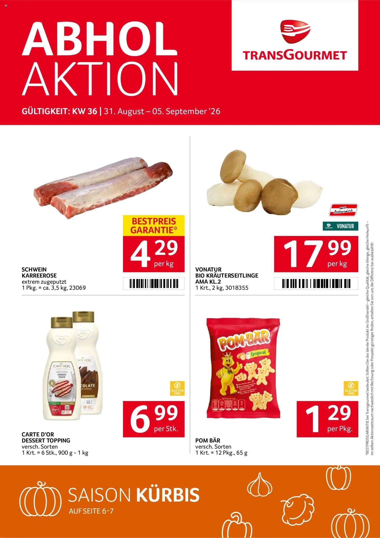 Transgourmet Flugblatt