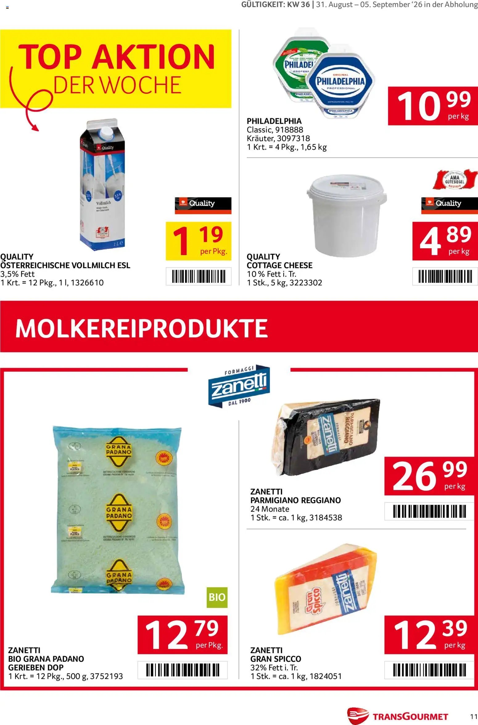 Transgourmet Flugblatt