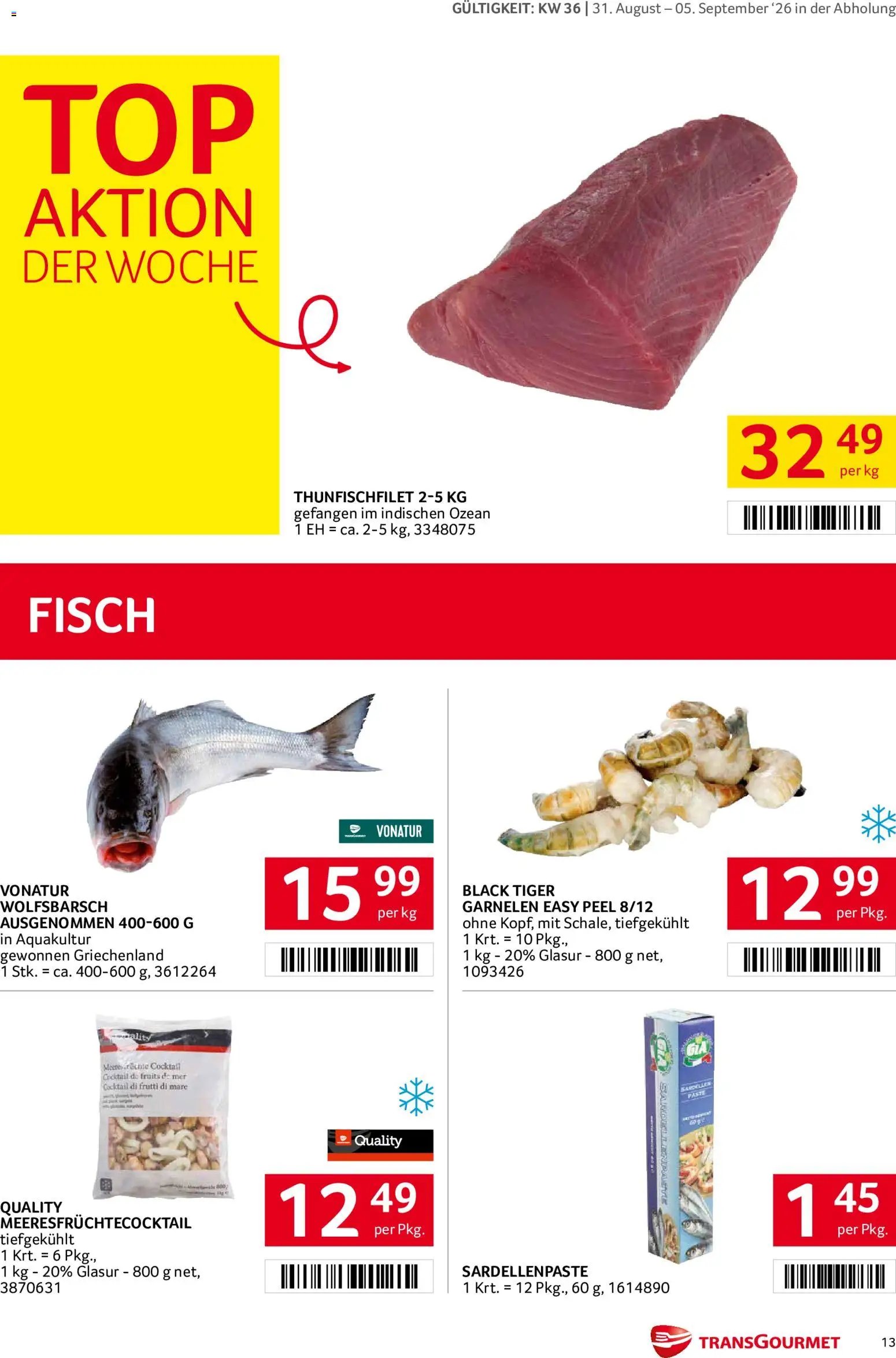 Transgourmet Flugblatt