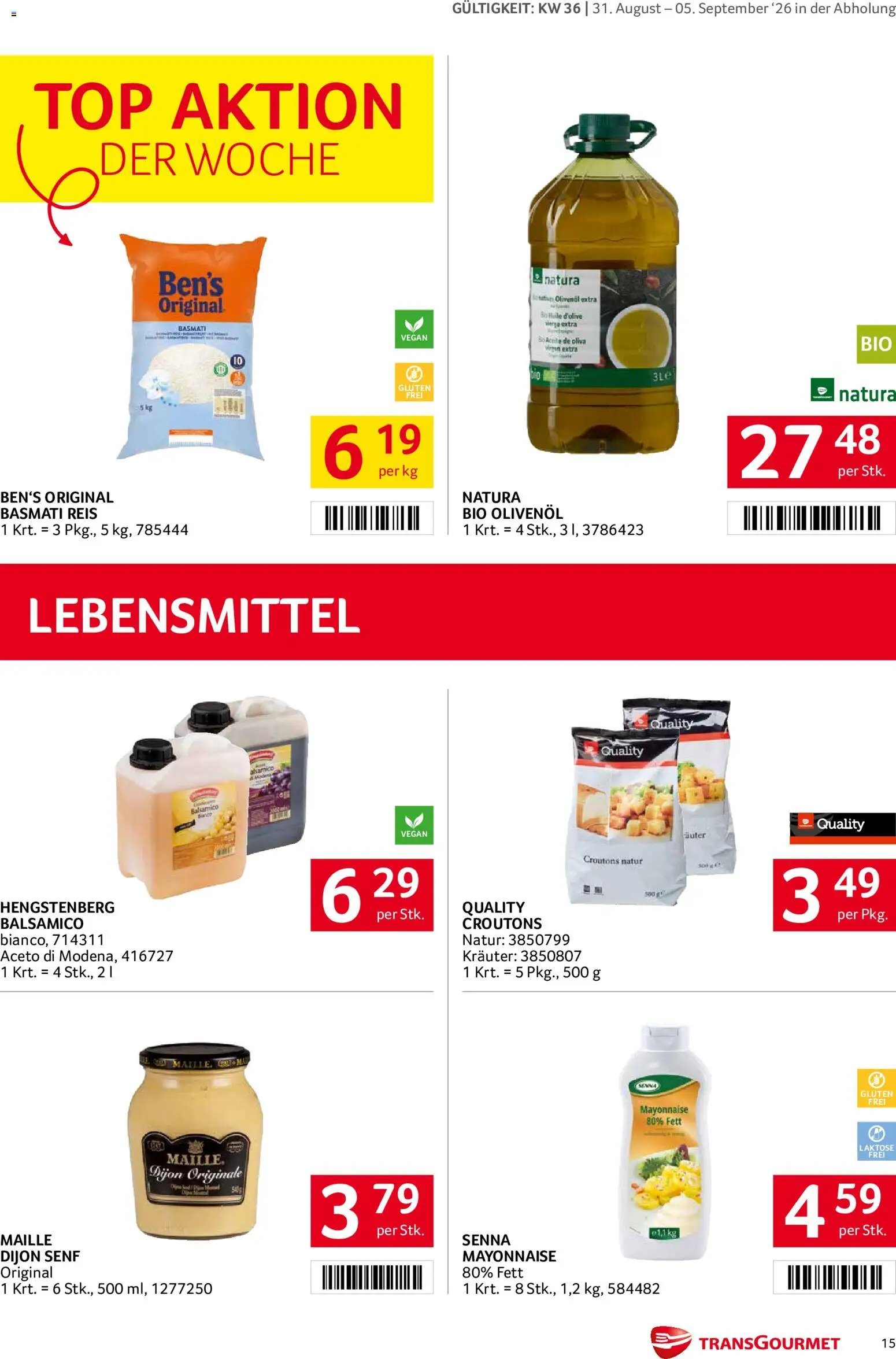 Transgourmet Flugblatt