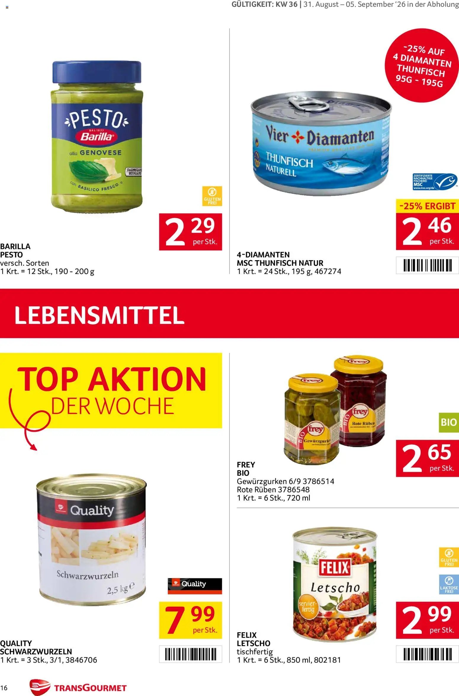 Transgourmet Flugblatt