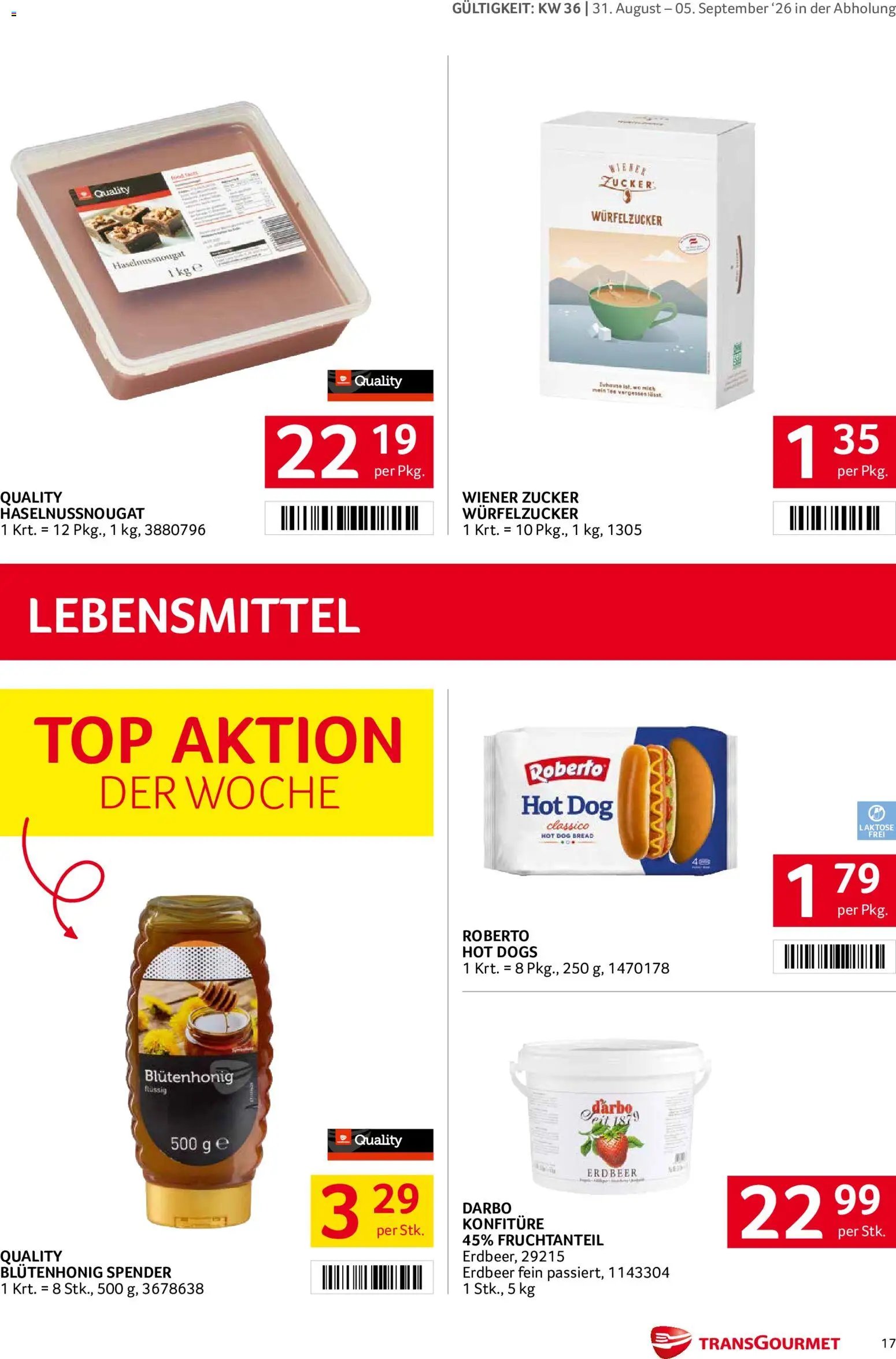 Transgourmet Flugblatt