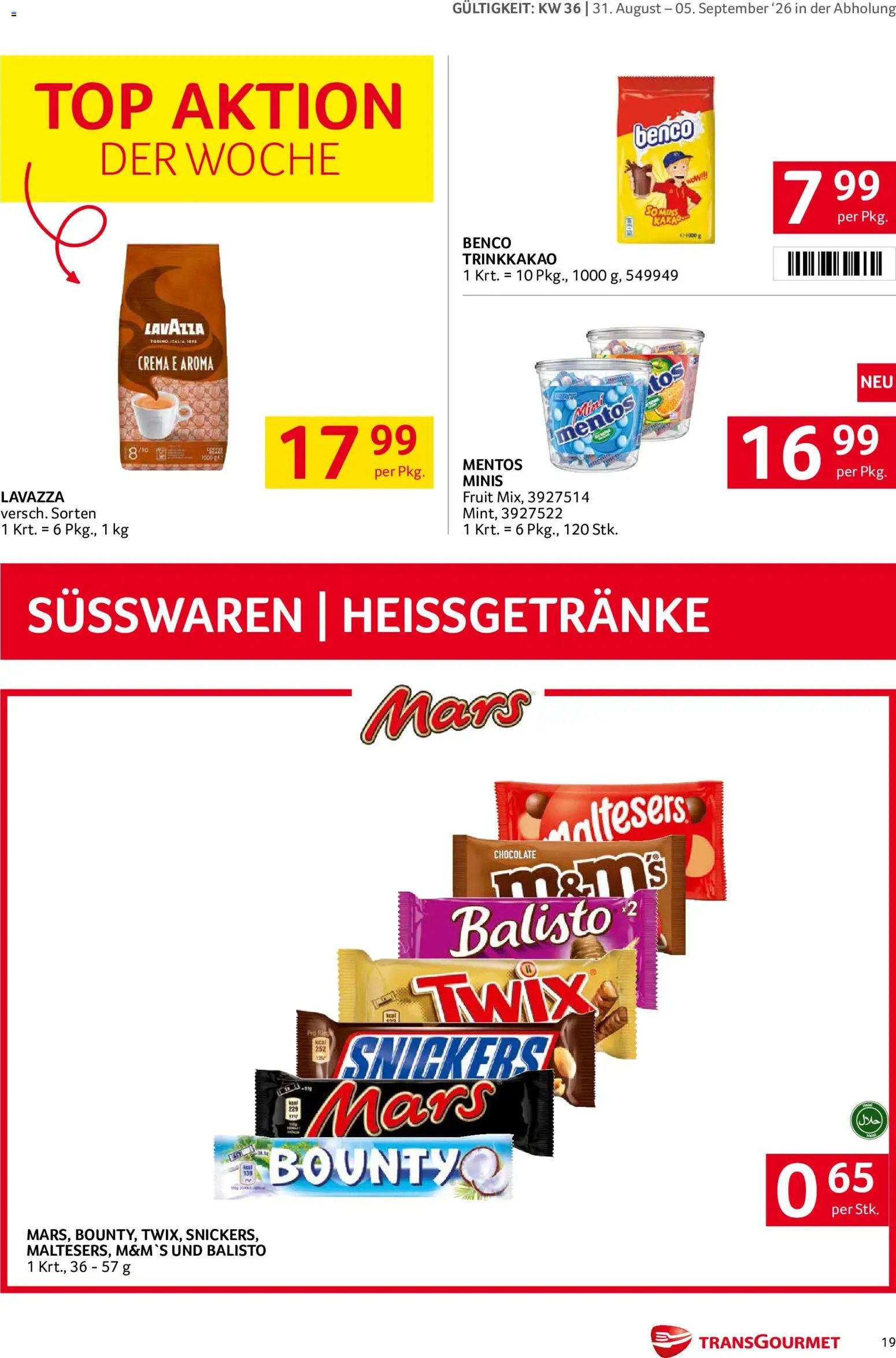 Transgourmet Flugblatt