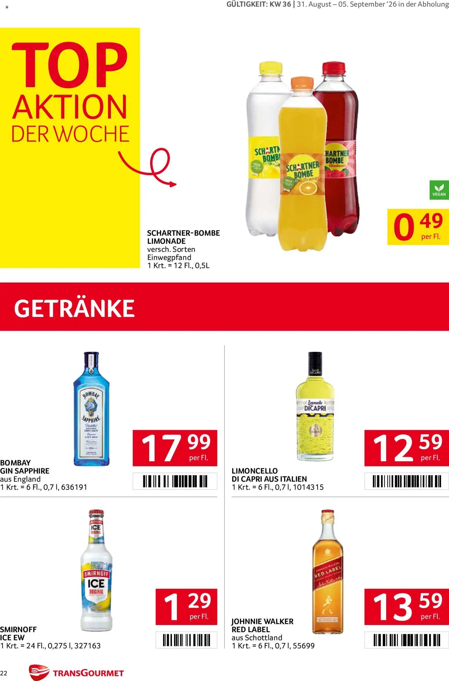 Transgourmet Flugblatt