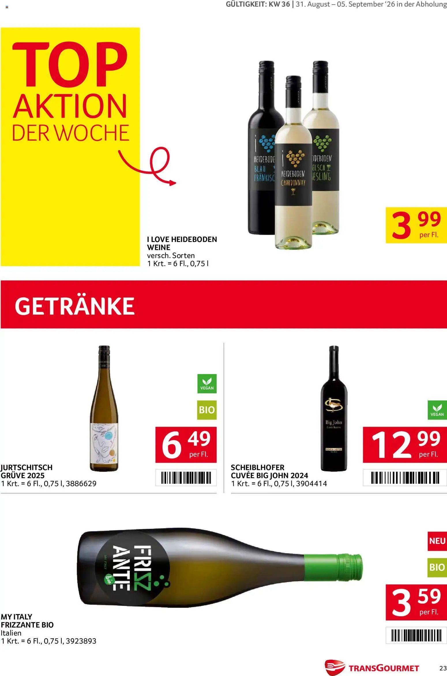 Transgourmet Flugblatt