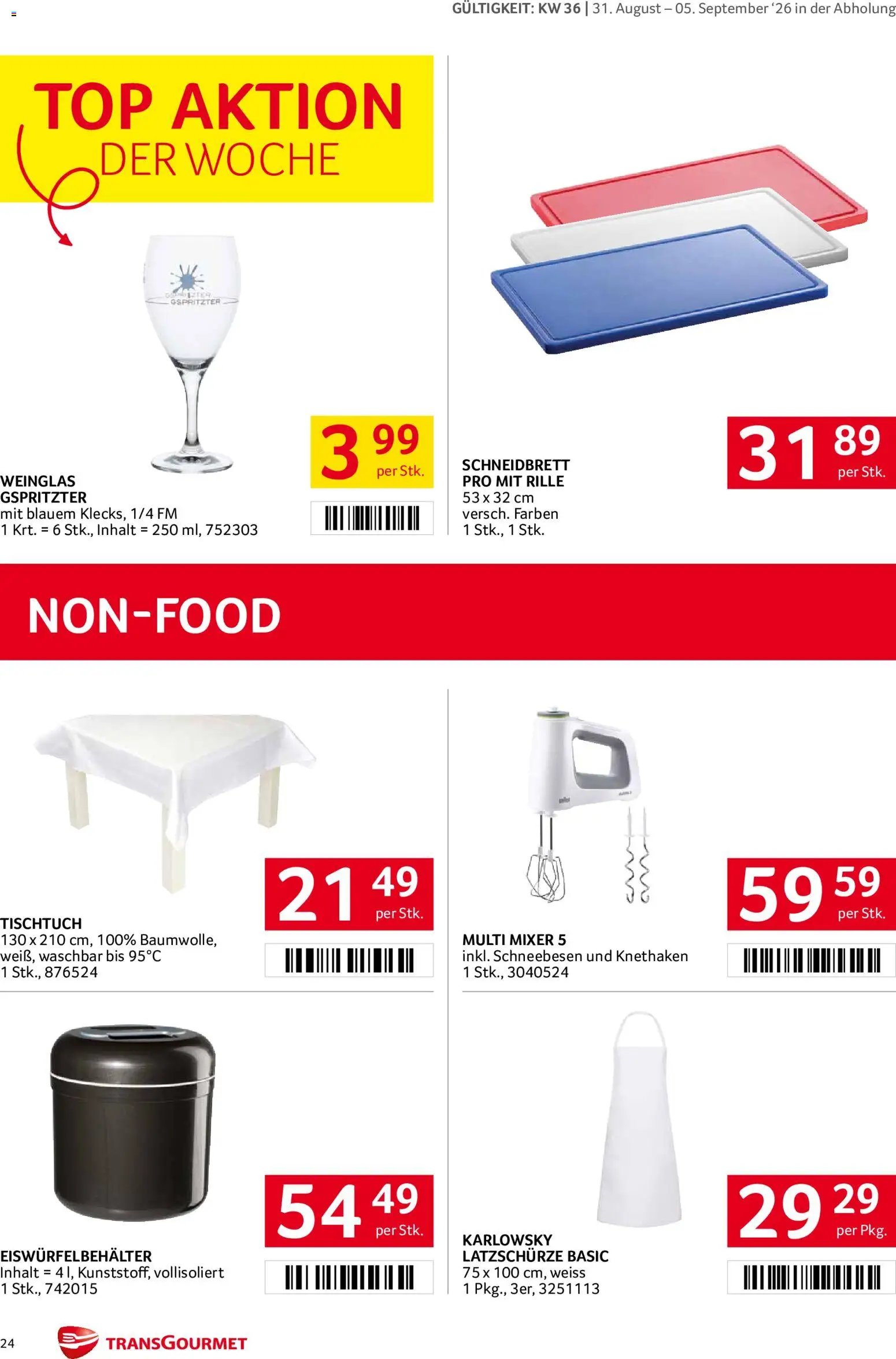 Transgourmet Flugblatt