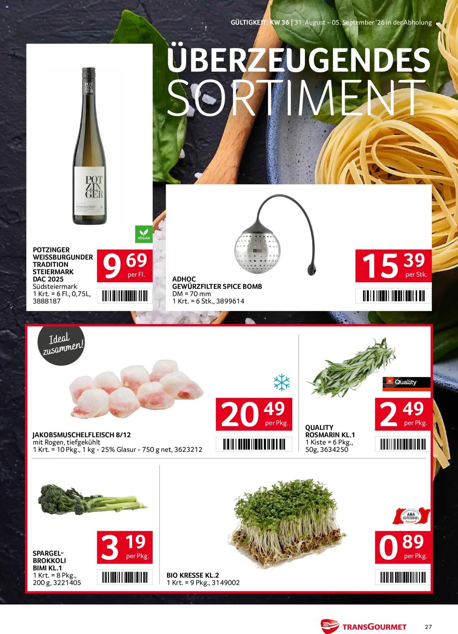 Transgourmet Flugblatt