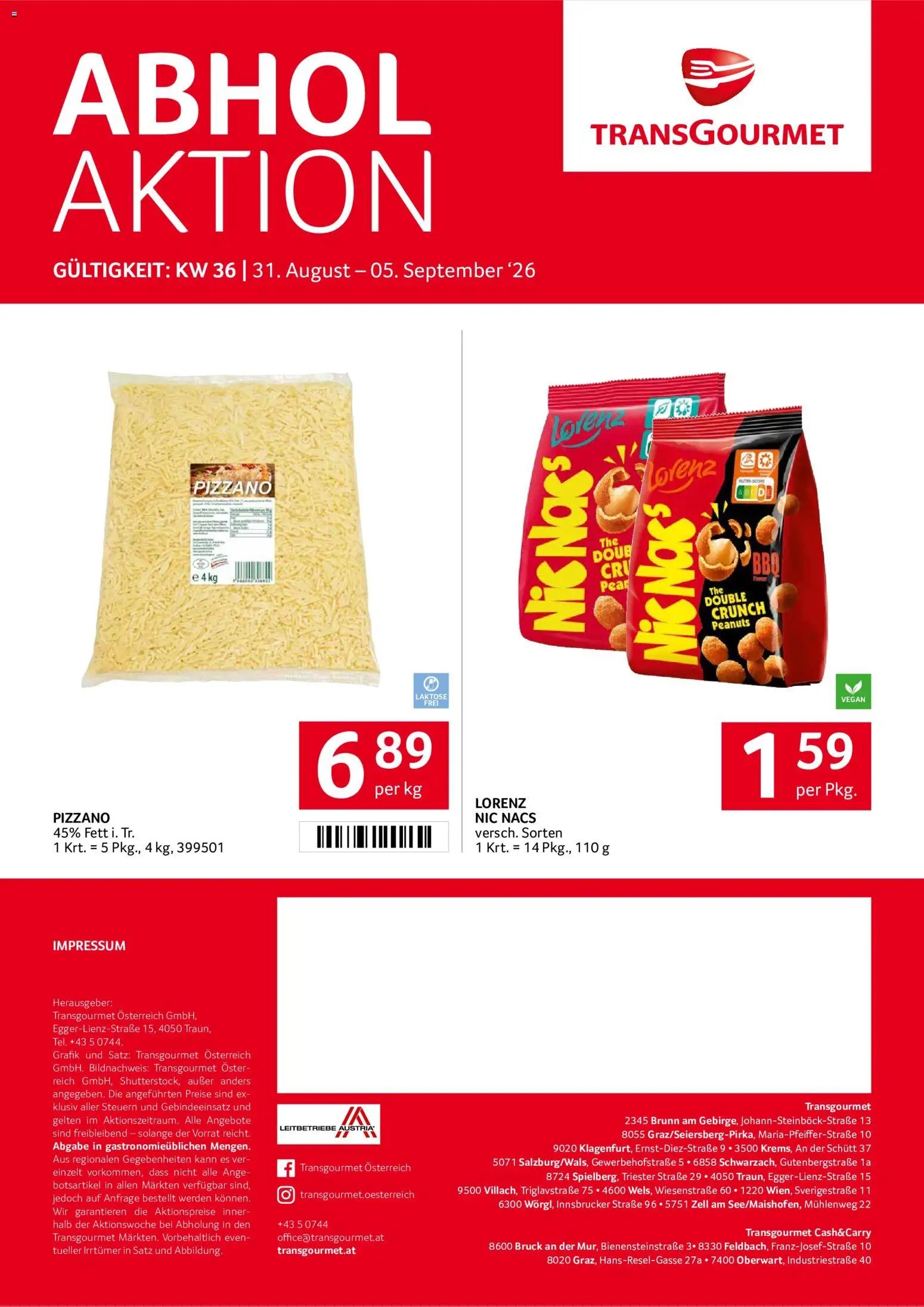 Transgourmet Flugblatt