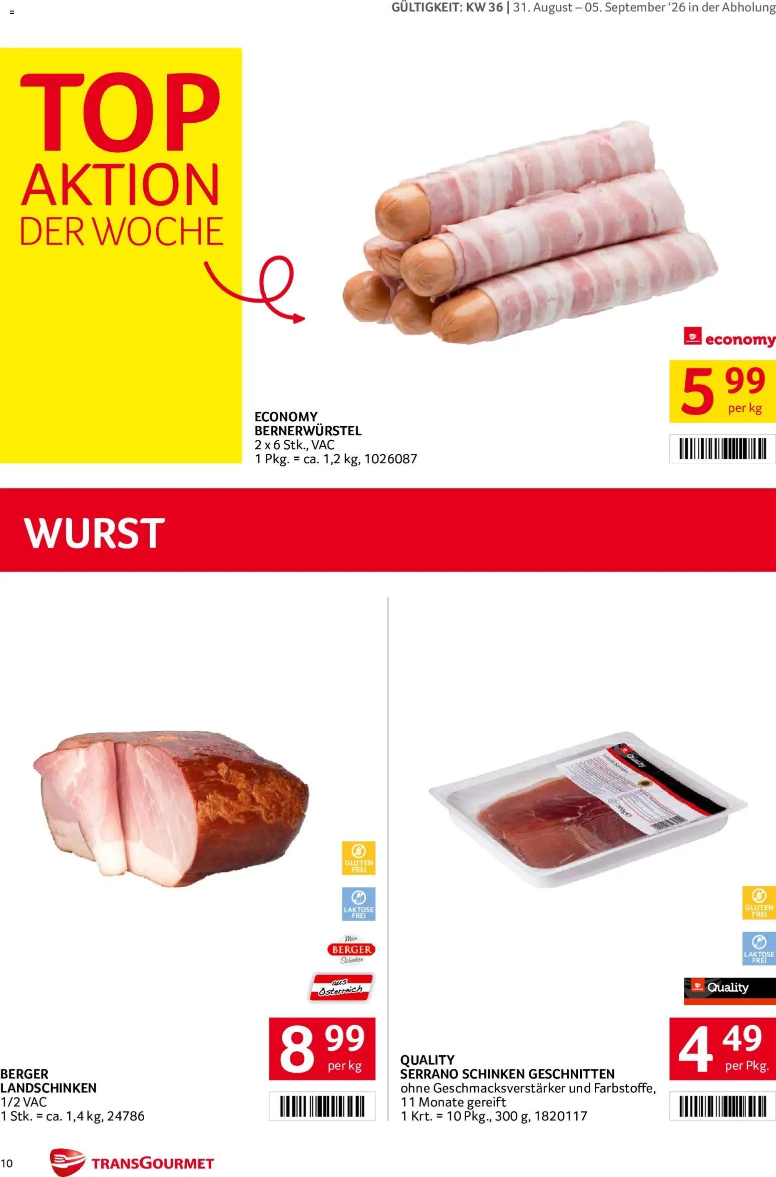 Transgourmet Flugblatt