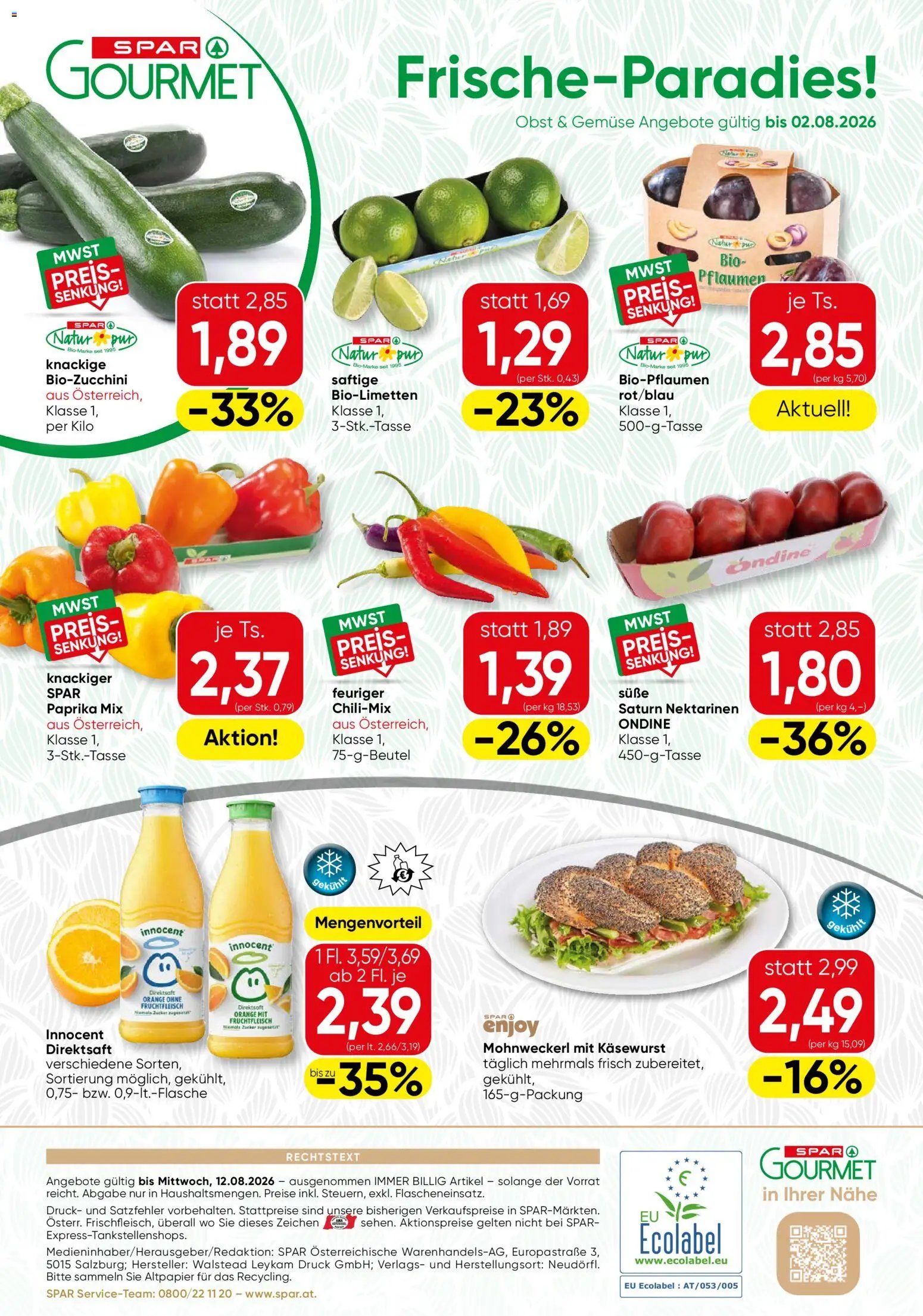 SPAR Gourmet Flugblatt