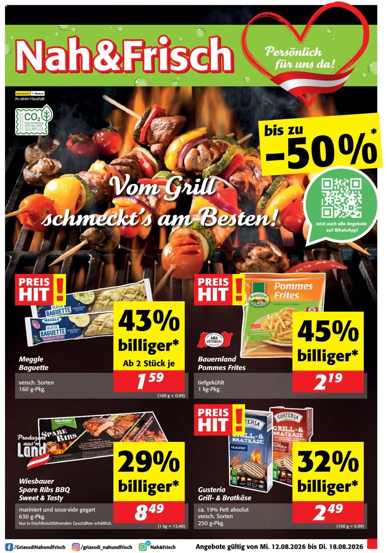Nah und Frisch Flugblatt