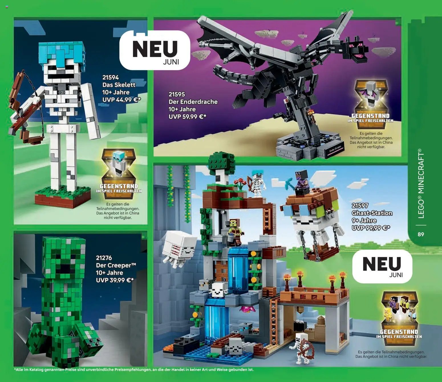 Lego Katalog Juni - Dezember