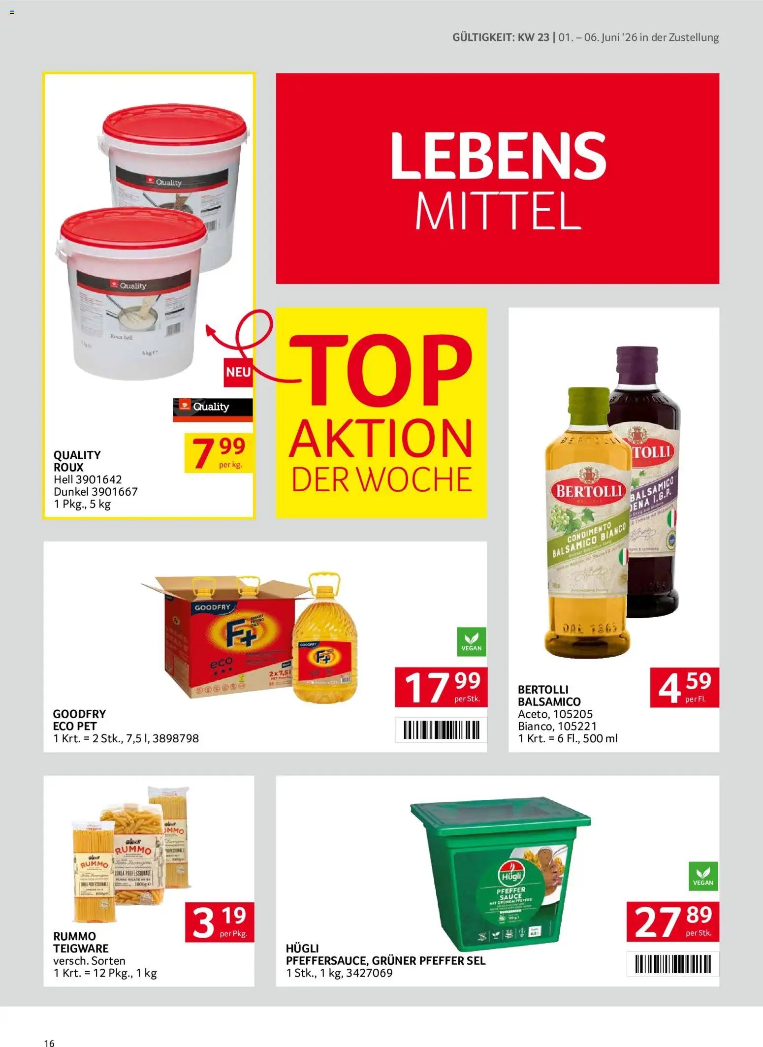 Transgourmet Zustellaktion
