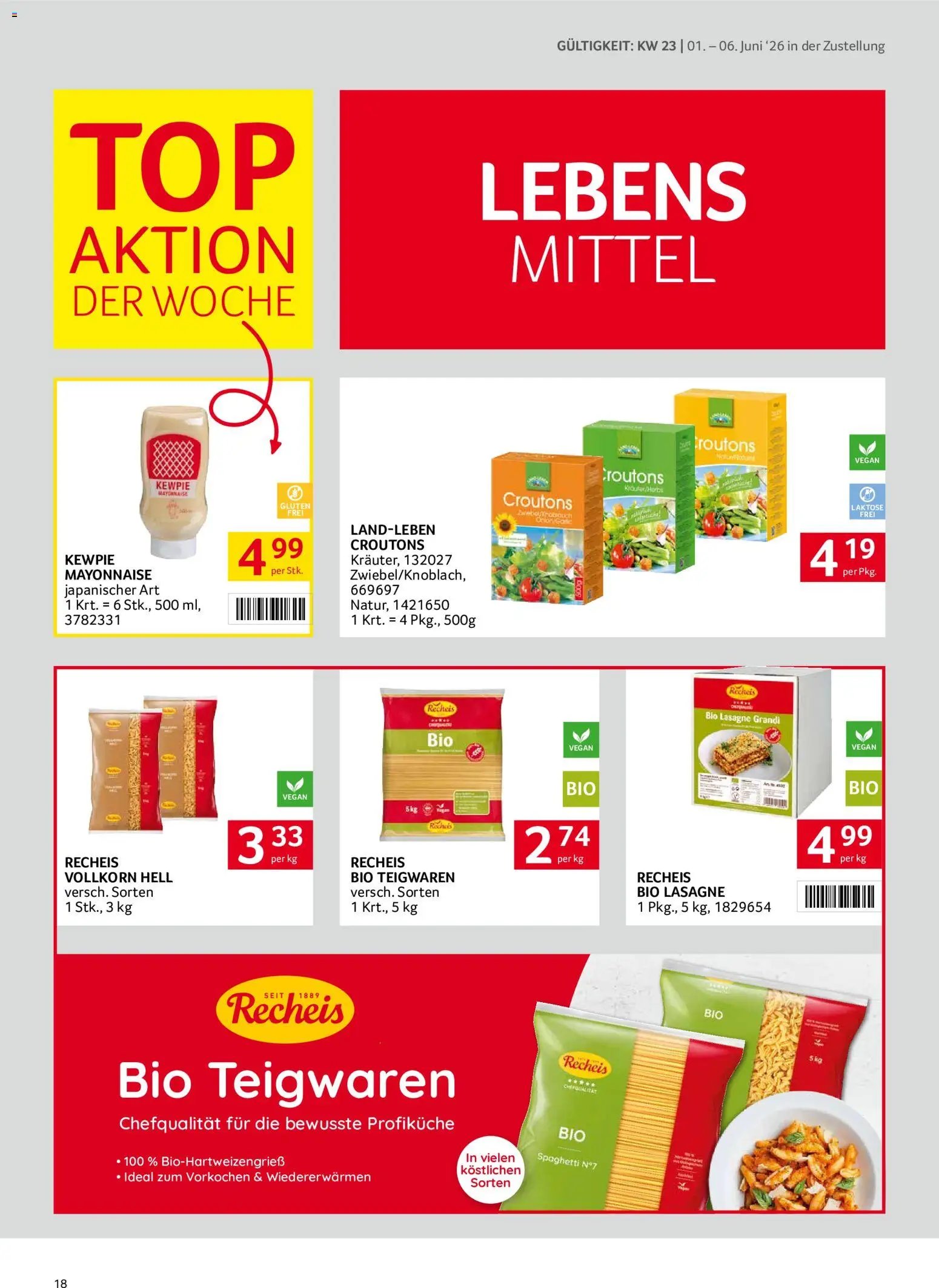 Transgourmet Zustellaktion