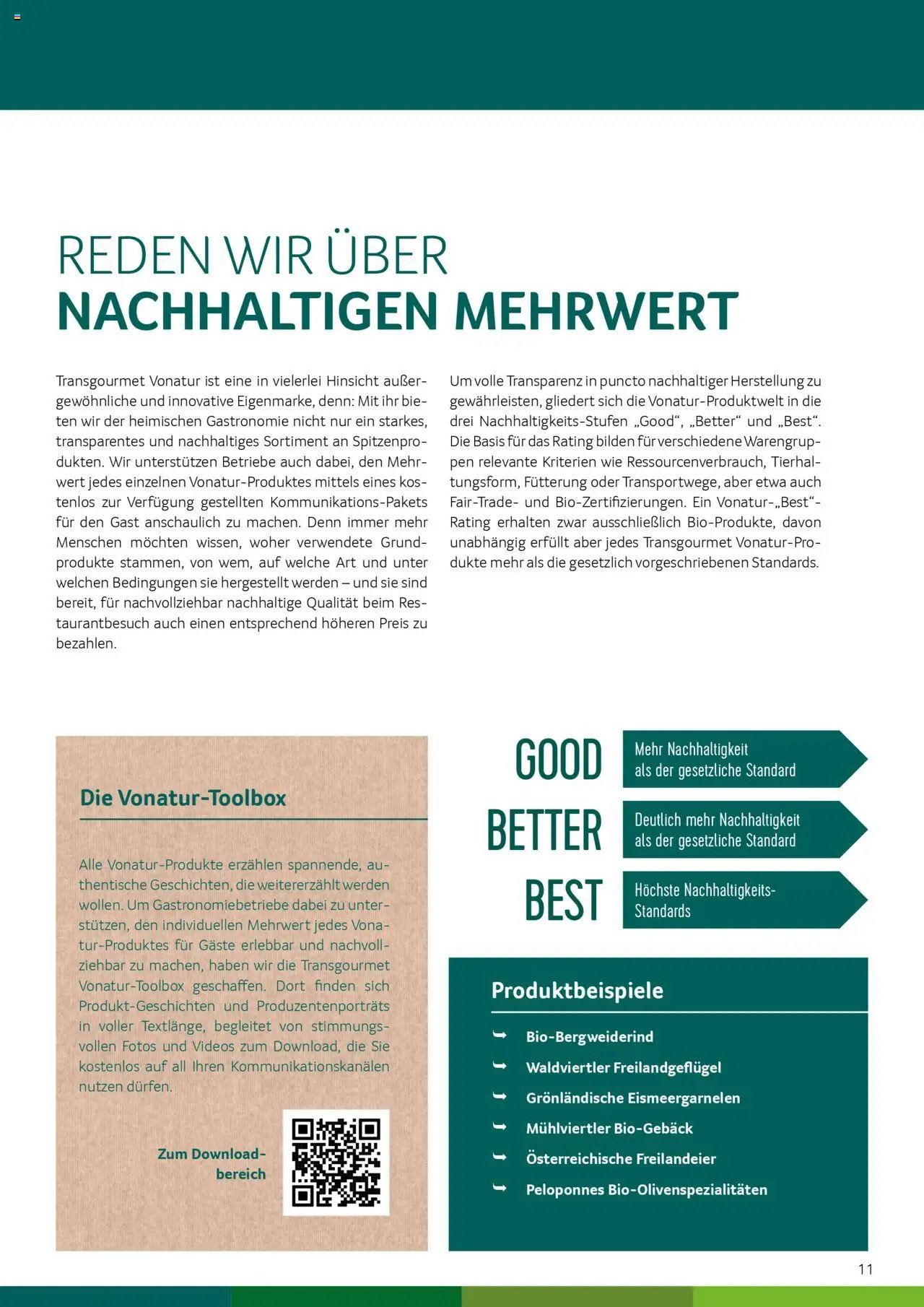 Transgourmet Gemeinsam einfach nachhaltiger