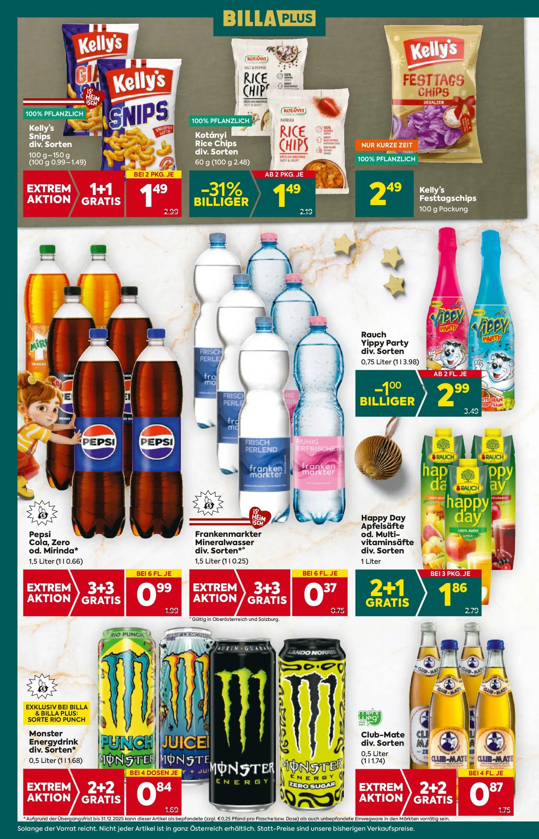 Billa Plus Flugblatt - Oberösterreich