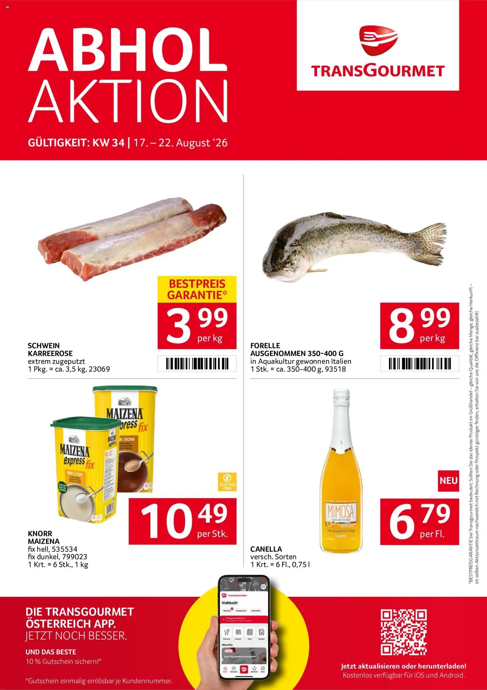 Transgourmet Flugblatt