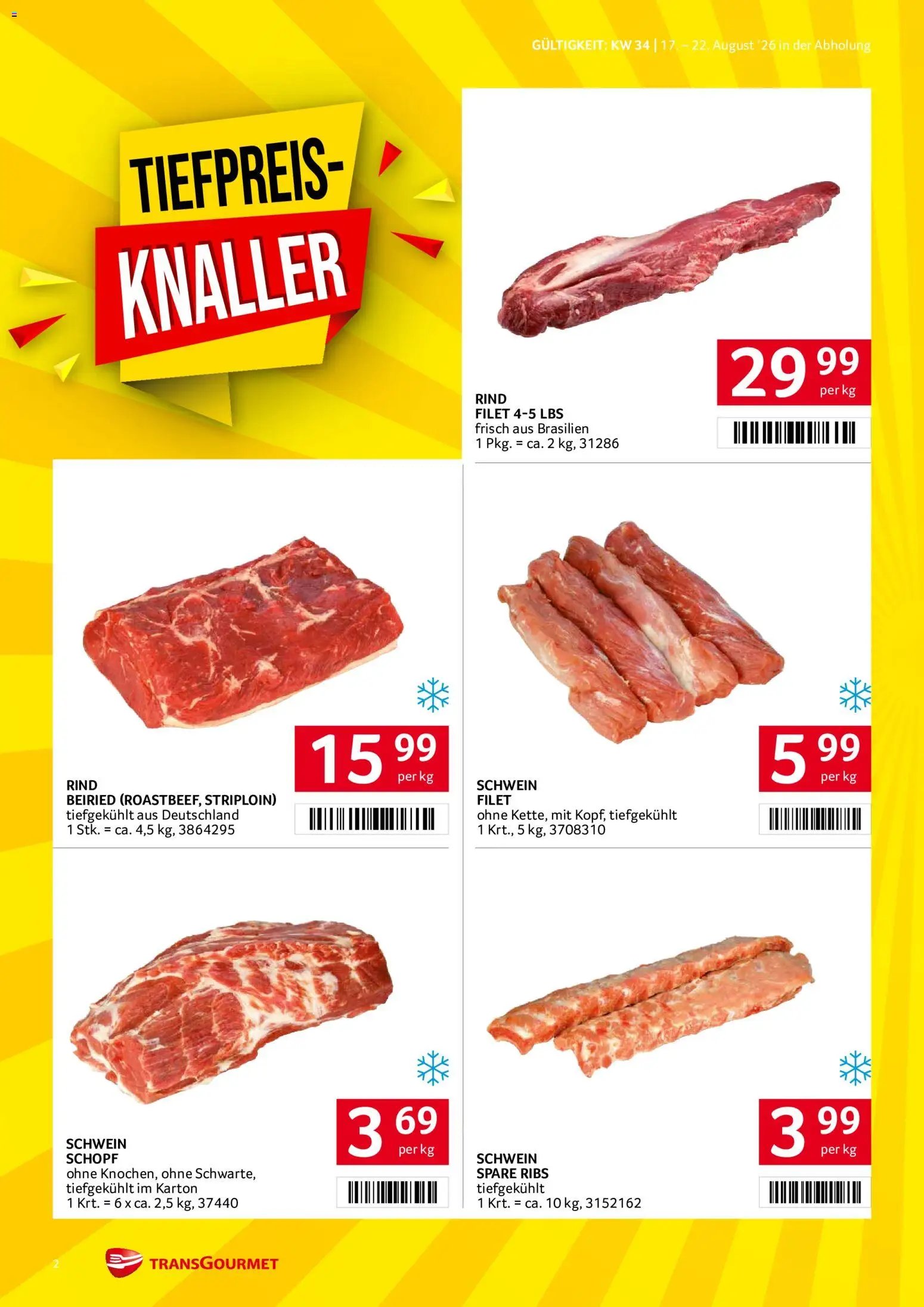 Transgourmet Flugblatt
