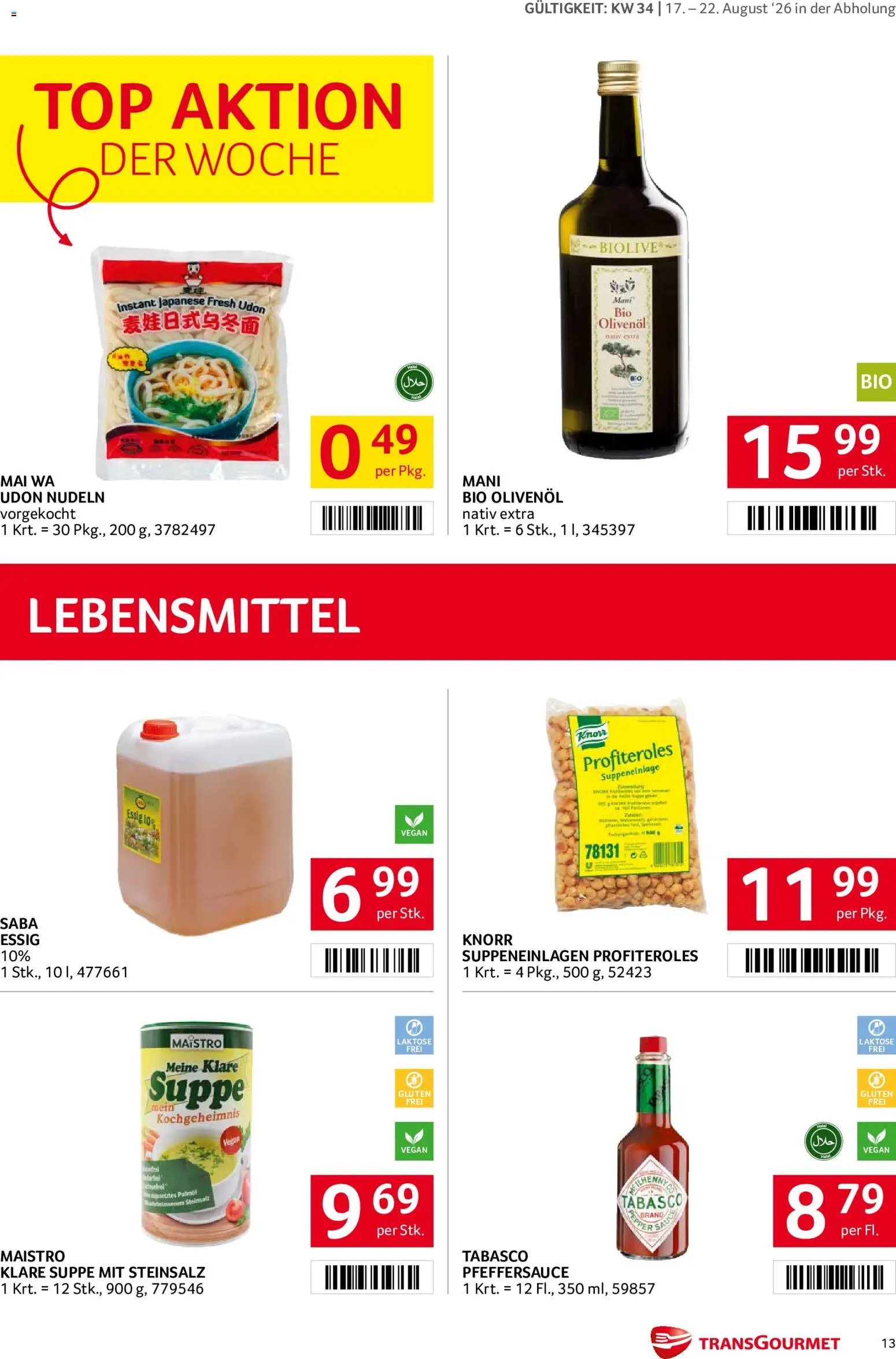 Transgourmet Flugblatt