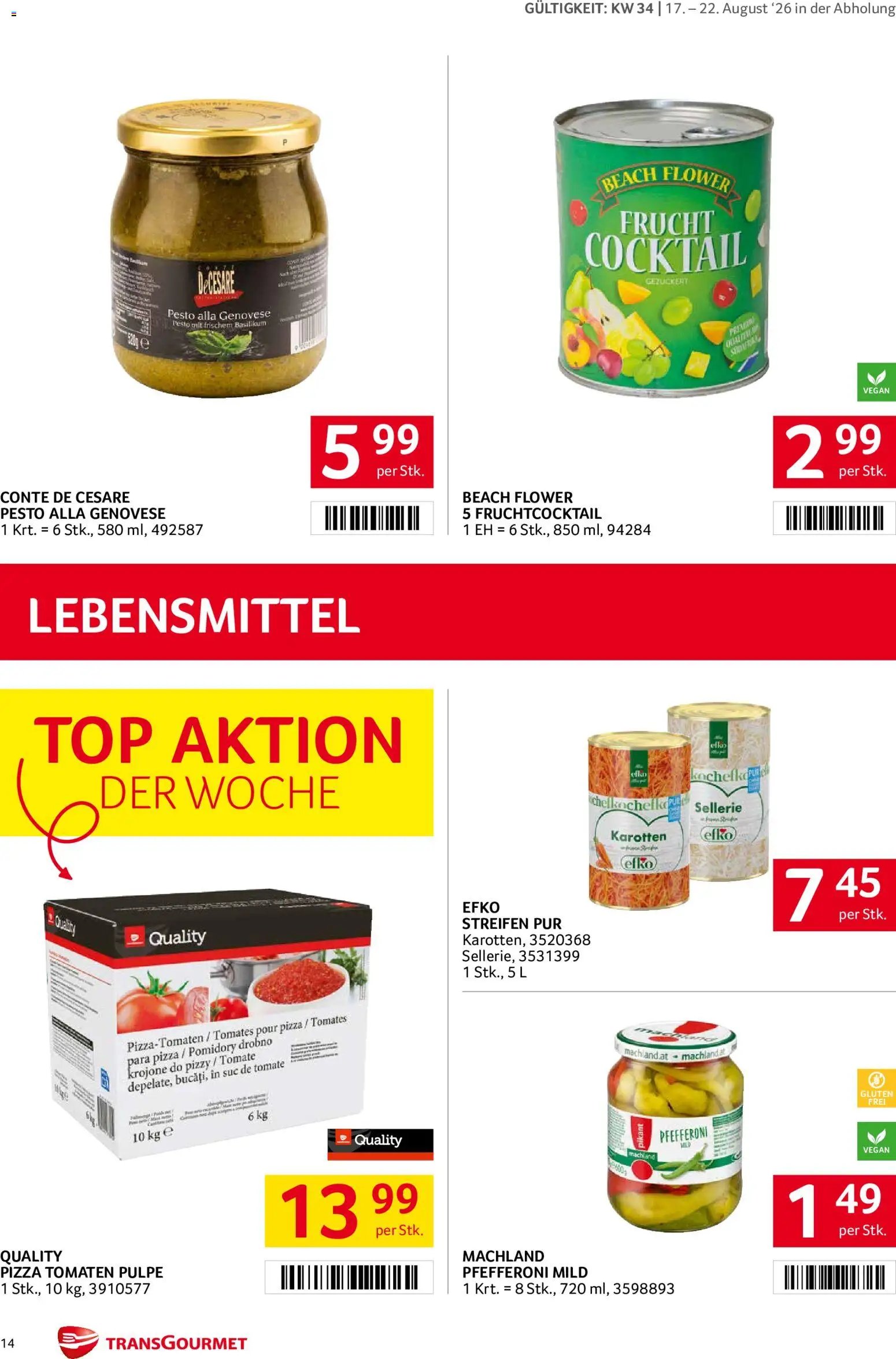 Transgourmet Flugblatt