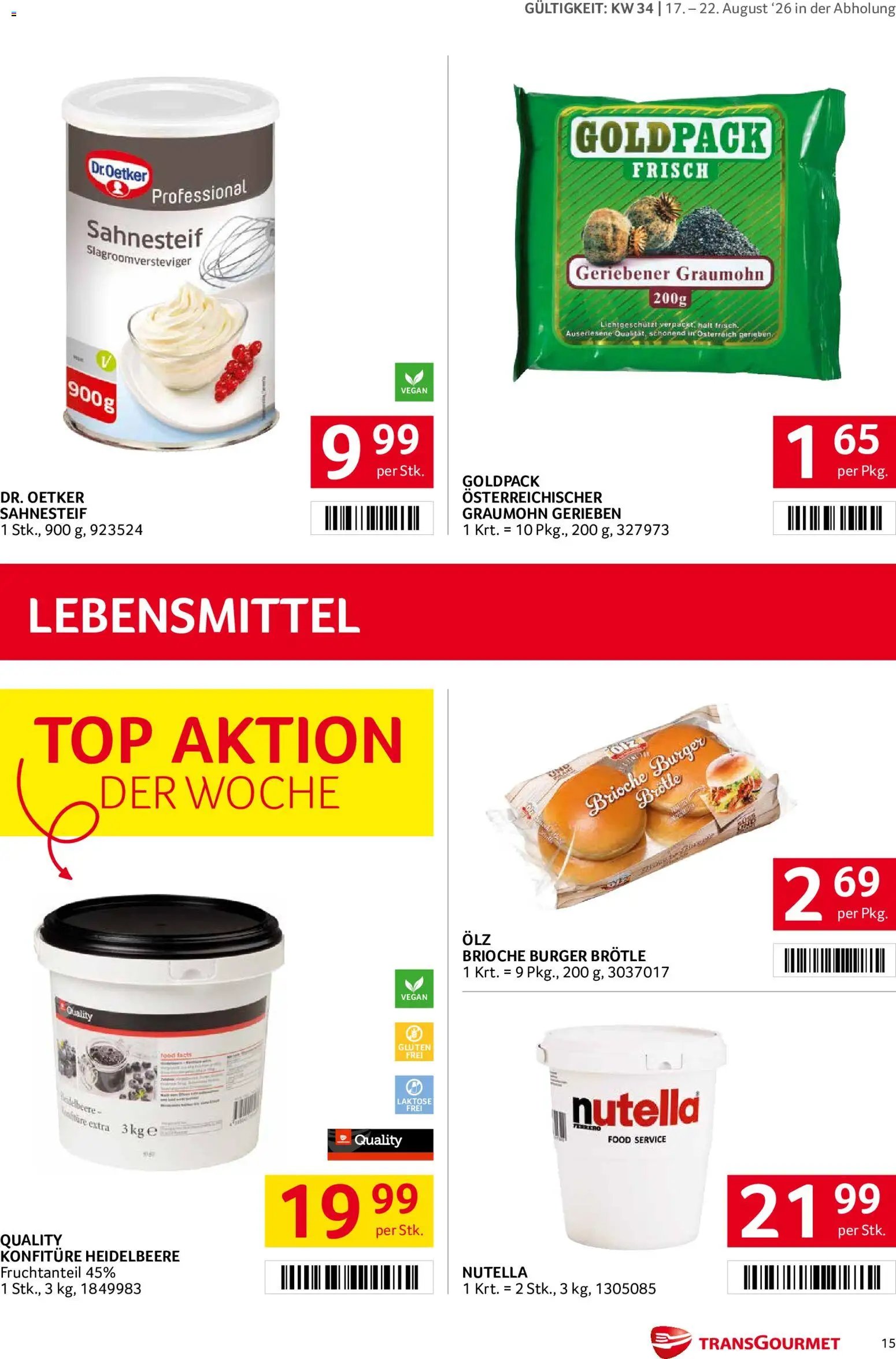 Transgourmet Flugblatt