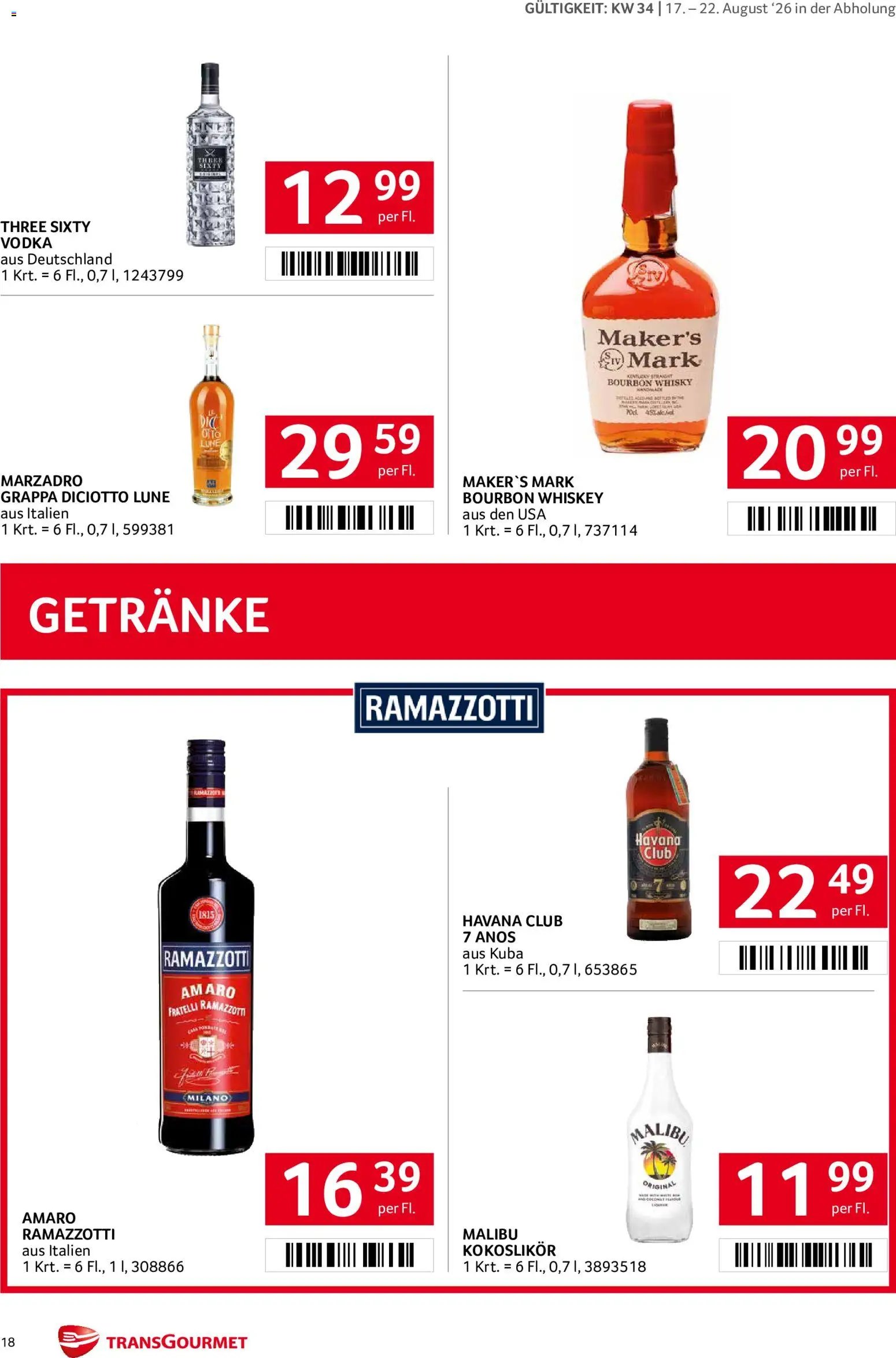 Transgourmet Flugblatt