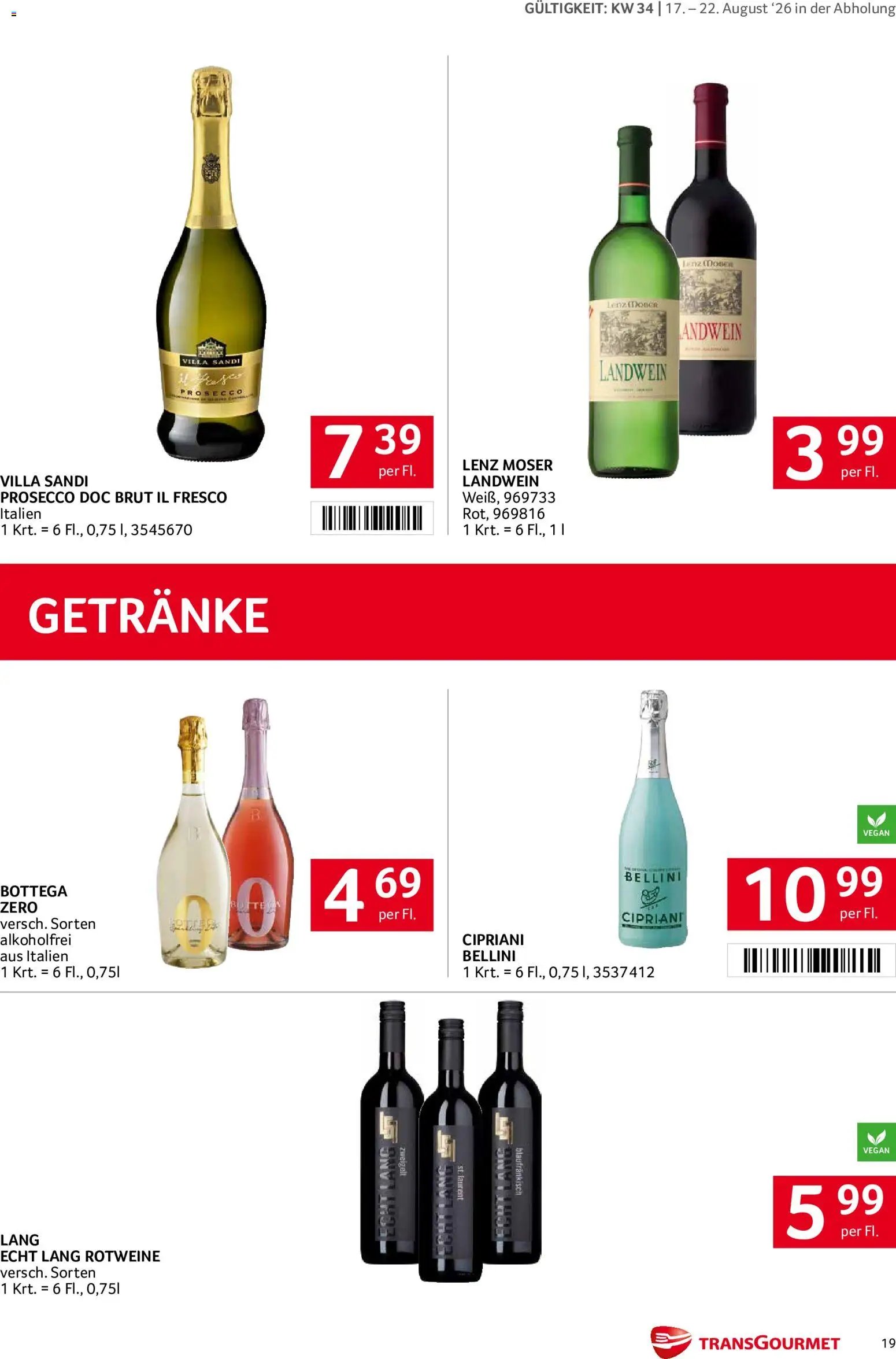 Transgourmet Flugblatt